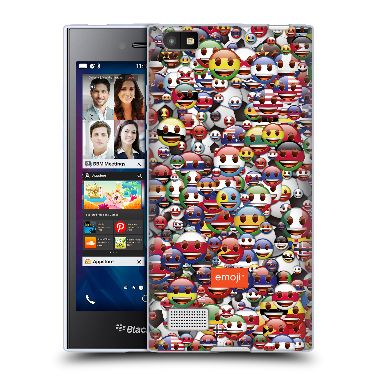 OFFICIAL emoji® WORLD CUP SOFT GEL CASE FOR BLACKBERRY PHONES - Picture 9 of 13