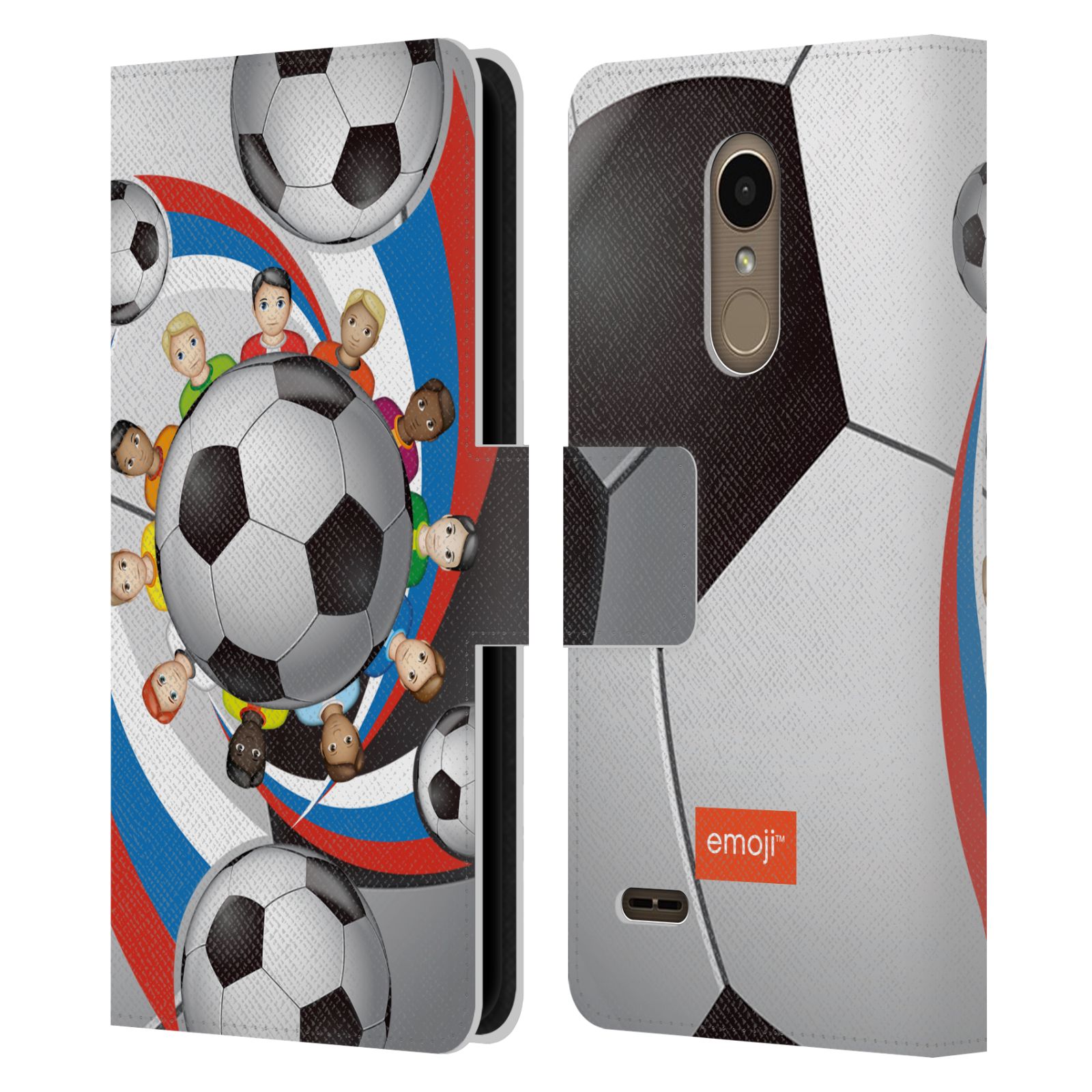 OFFICIAL emoji® WORLD CUP LEATHER BOOK WALLET CASE COVER FOR LG PHONES 1 - Picture 7 of 7