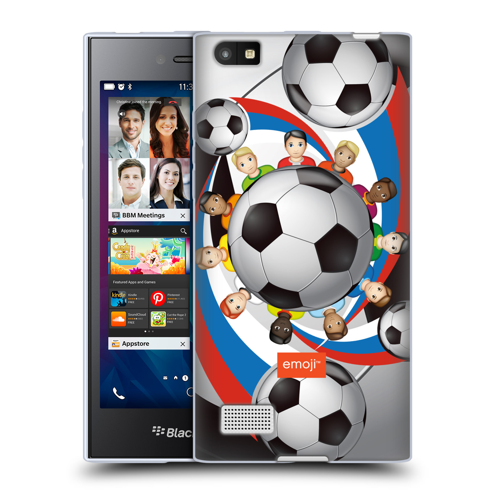 OFFICIAL emoji® WORLD CUP SOFT GEL CASE FOR BLACKBERRY PHONES - Picture 13 of 13