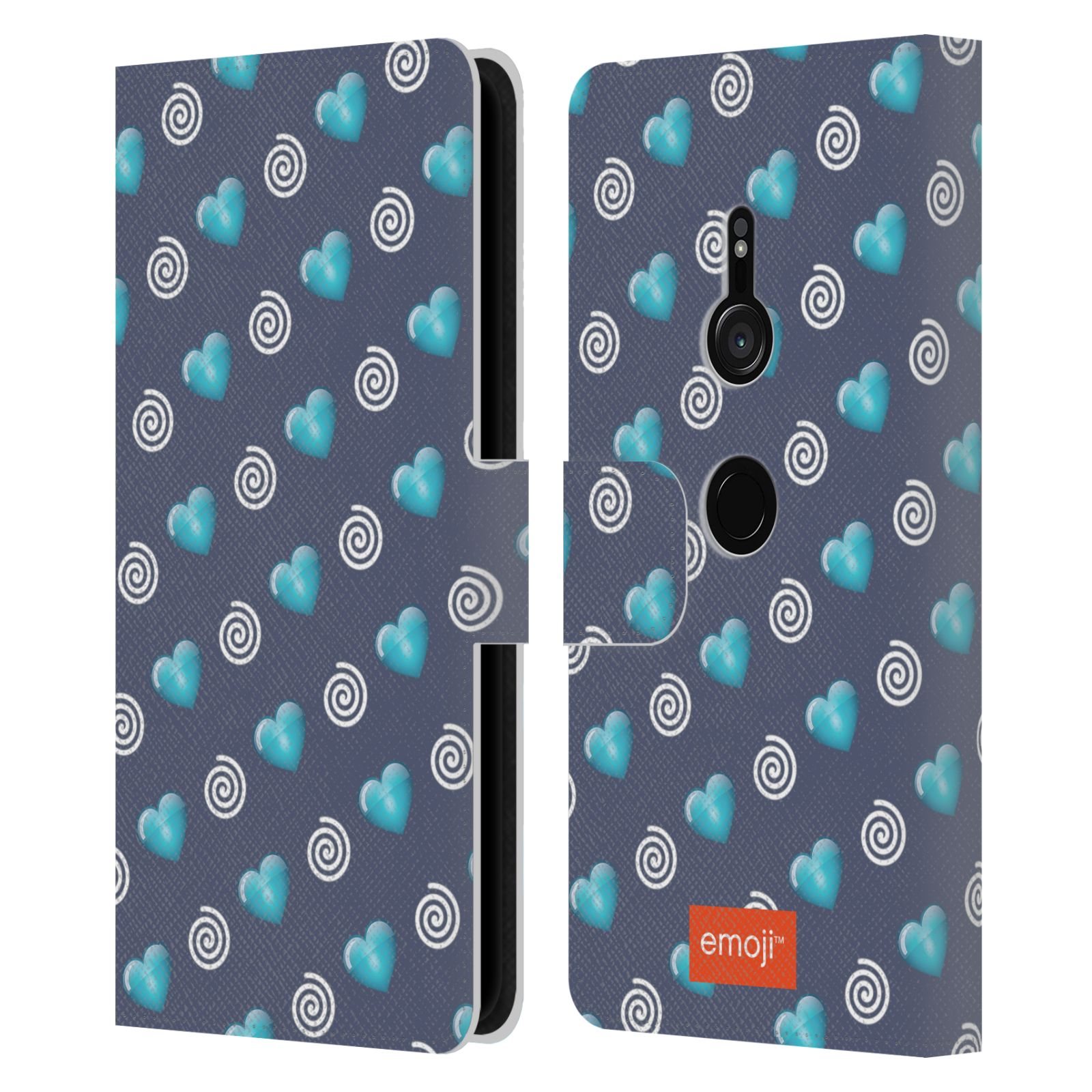 OFFICIAL emoji® WINTER PATTERNS LEATHER BOOK CASE FOR SONY PHONES 1 - Picture 8 of 10