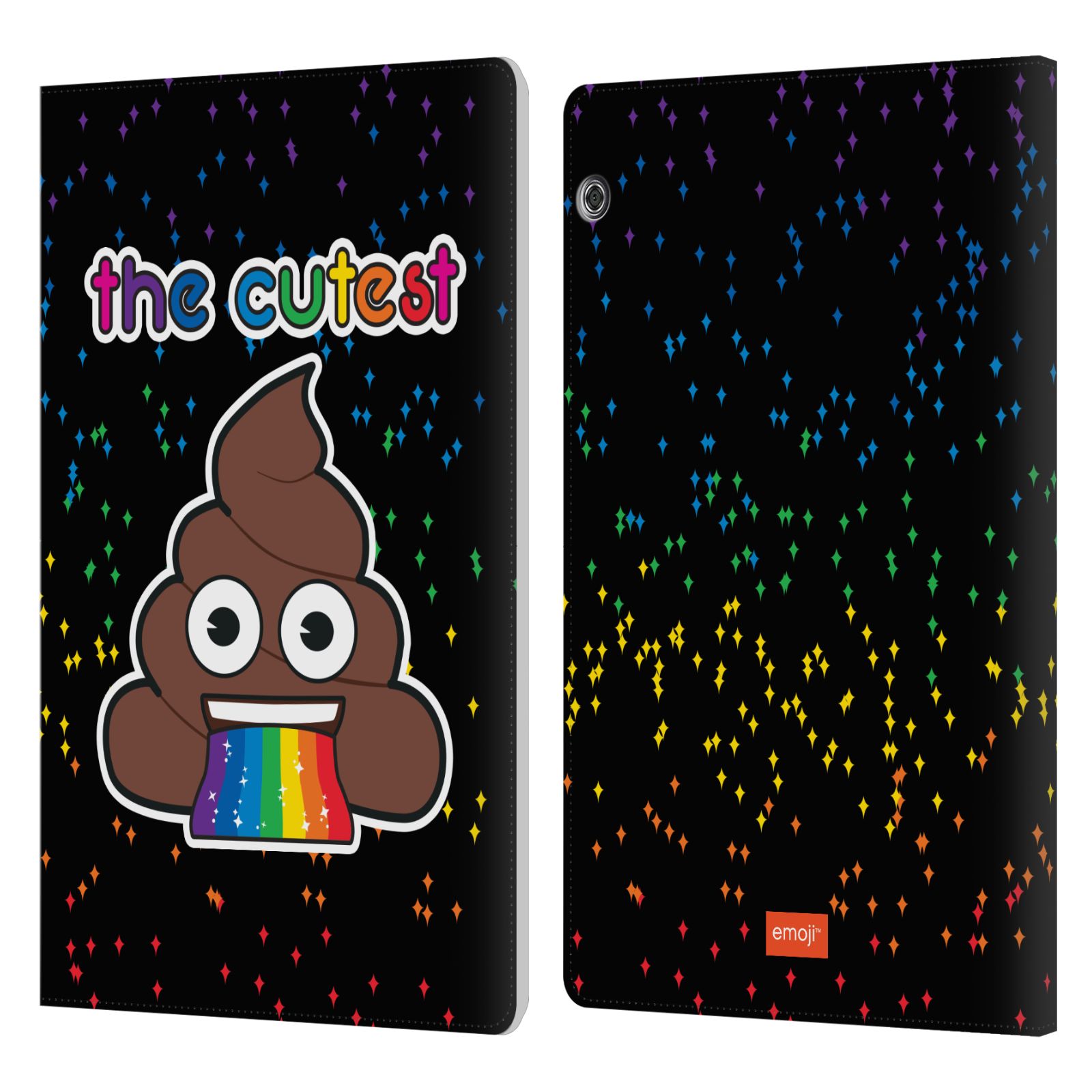 OFFICIAL emoji® YELLOWS AND POOS LEATHER BOOK CASE FOR HUAWEI XIAOMI TABLET - Picture 7 of 7