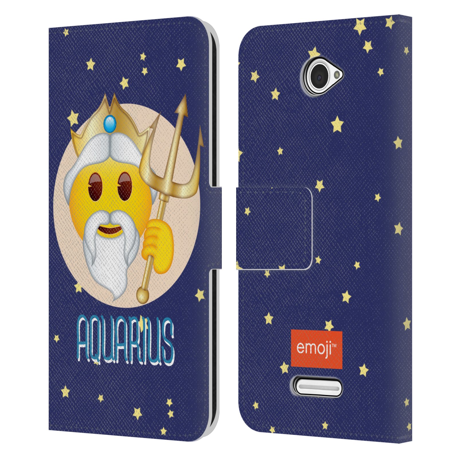 OFFICIAL emoji® ZODIAC SIGNS LEATHER BOOK WALLET CASE COVER FOR SONY PHONES 2 - Picture 6 of 17