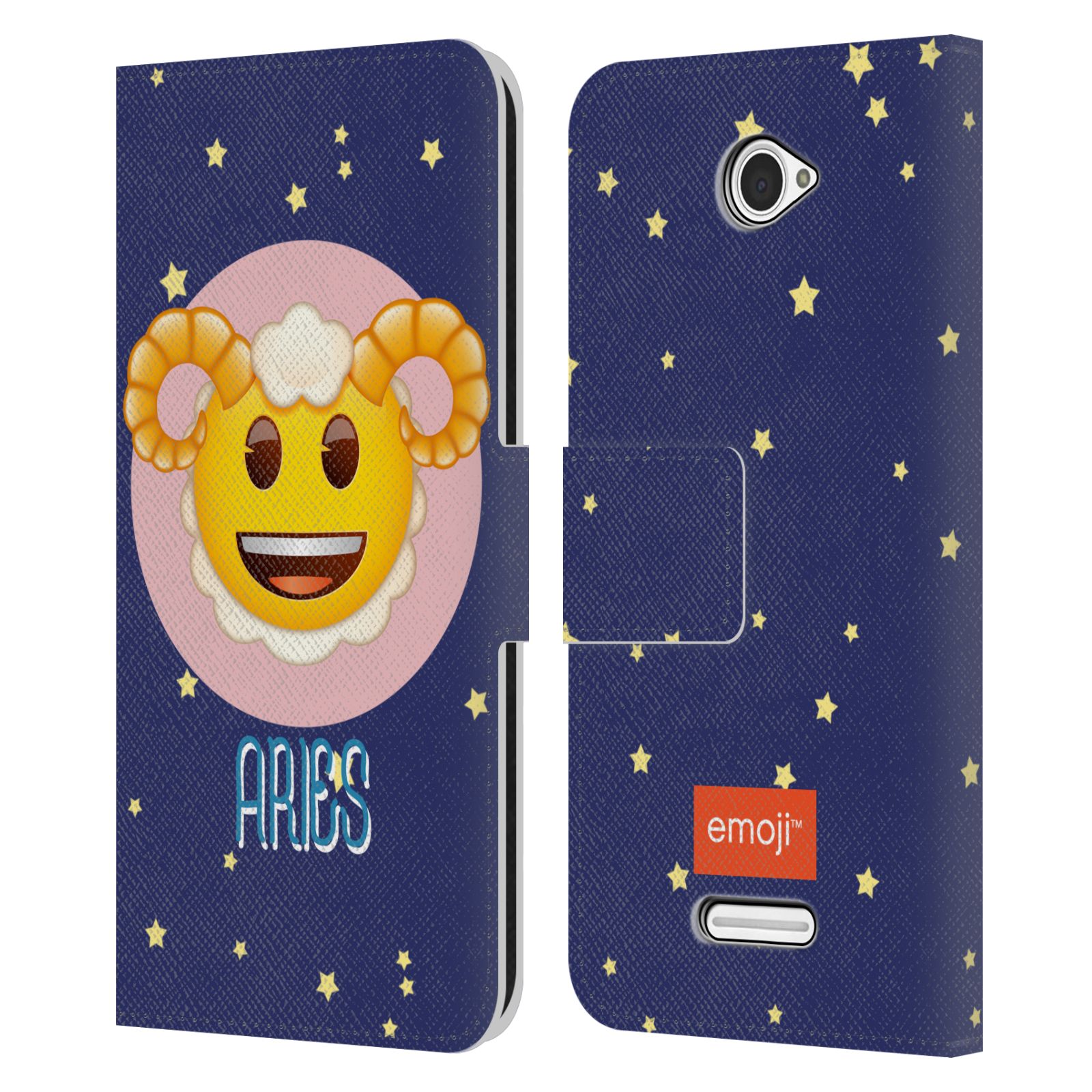OFFICIAL emoji® ZODIAC SIGNS LEATHER BOOK WALLET CASE COVER FOR SONY PHONES 2 - Picture 7 of 17