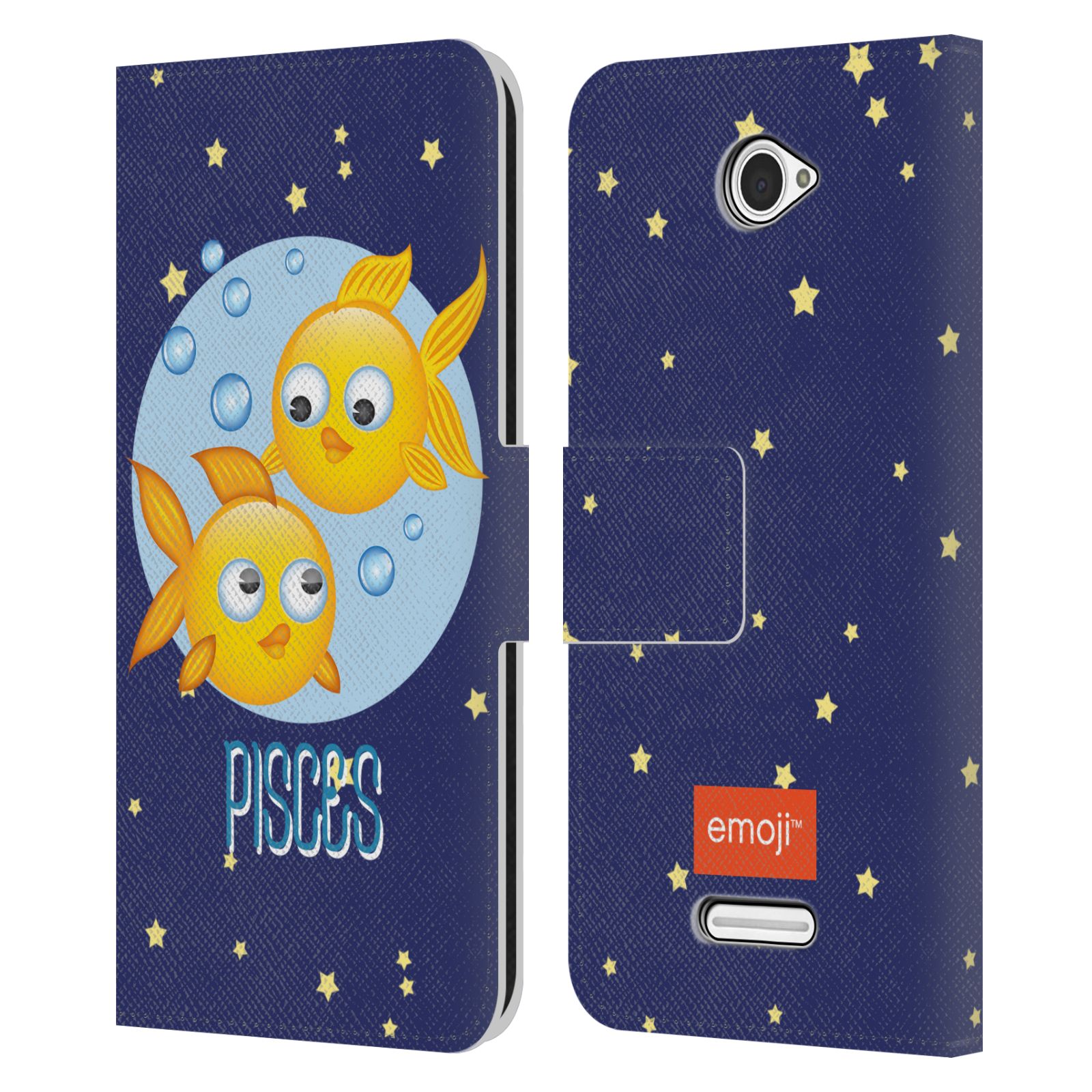 OFFICIAL emoji® ZODIAC SIGNS LEATHER BOOK WALLET CASE COVER FOR SONY PHONES 2 - Picture 13 of 17