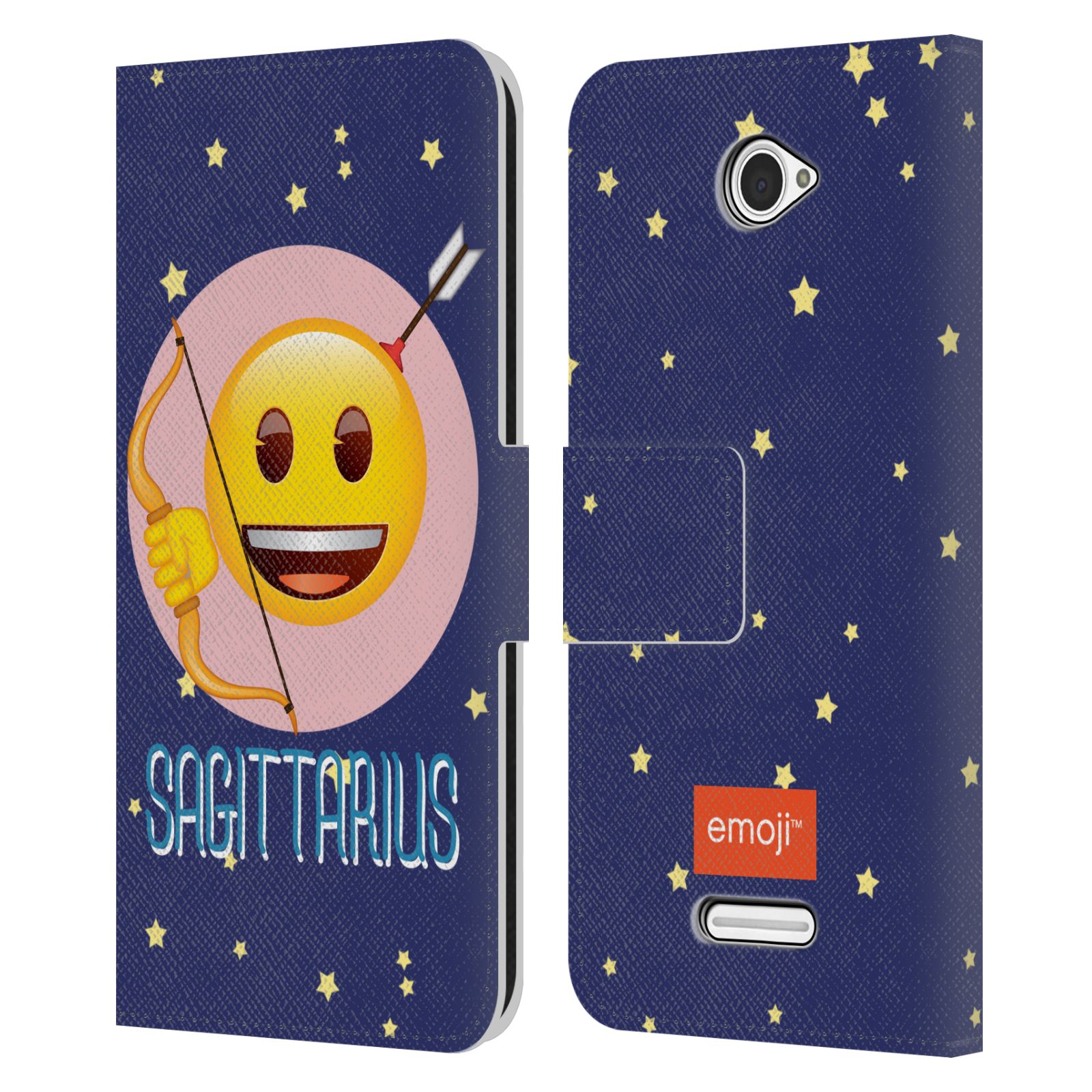 OFFICIAL emoji® ZODIAC SIGNS LEATHER BOOK WALLET CASE COVER FOR SONY PHONES 2 - Picture 14 of 17