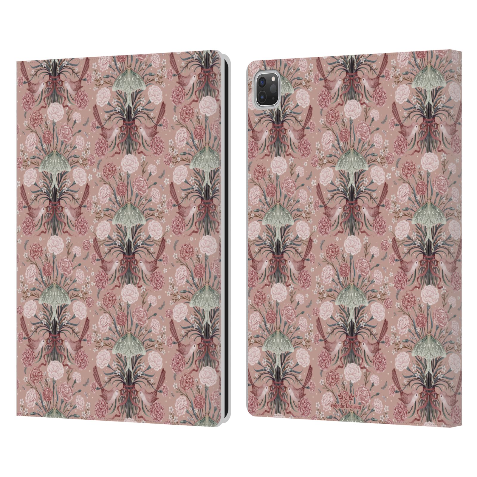 OFFICIAL EPISODIC DRAWING FLORALS & SERPENTS LEATHER BOOK CASE FOR APPLE iPAD - Picture 11 of 16