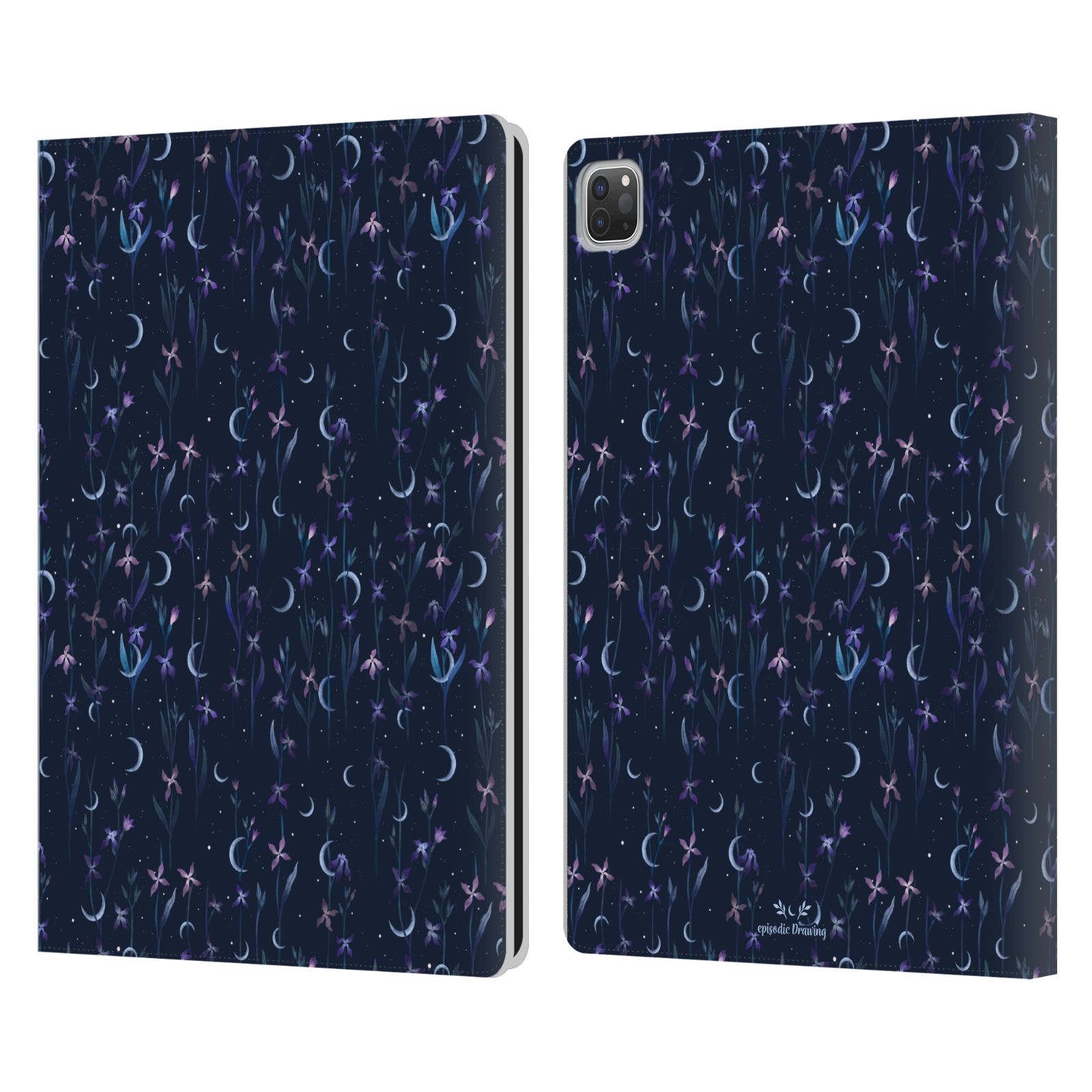 OFFICIAL EPISODIC DRAWING FLORALS & SERPENTS LEATHER BOOK CASE FOR APPLE iPAD - Picture 12 of 16