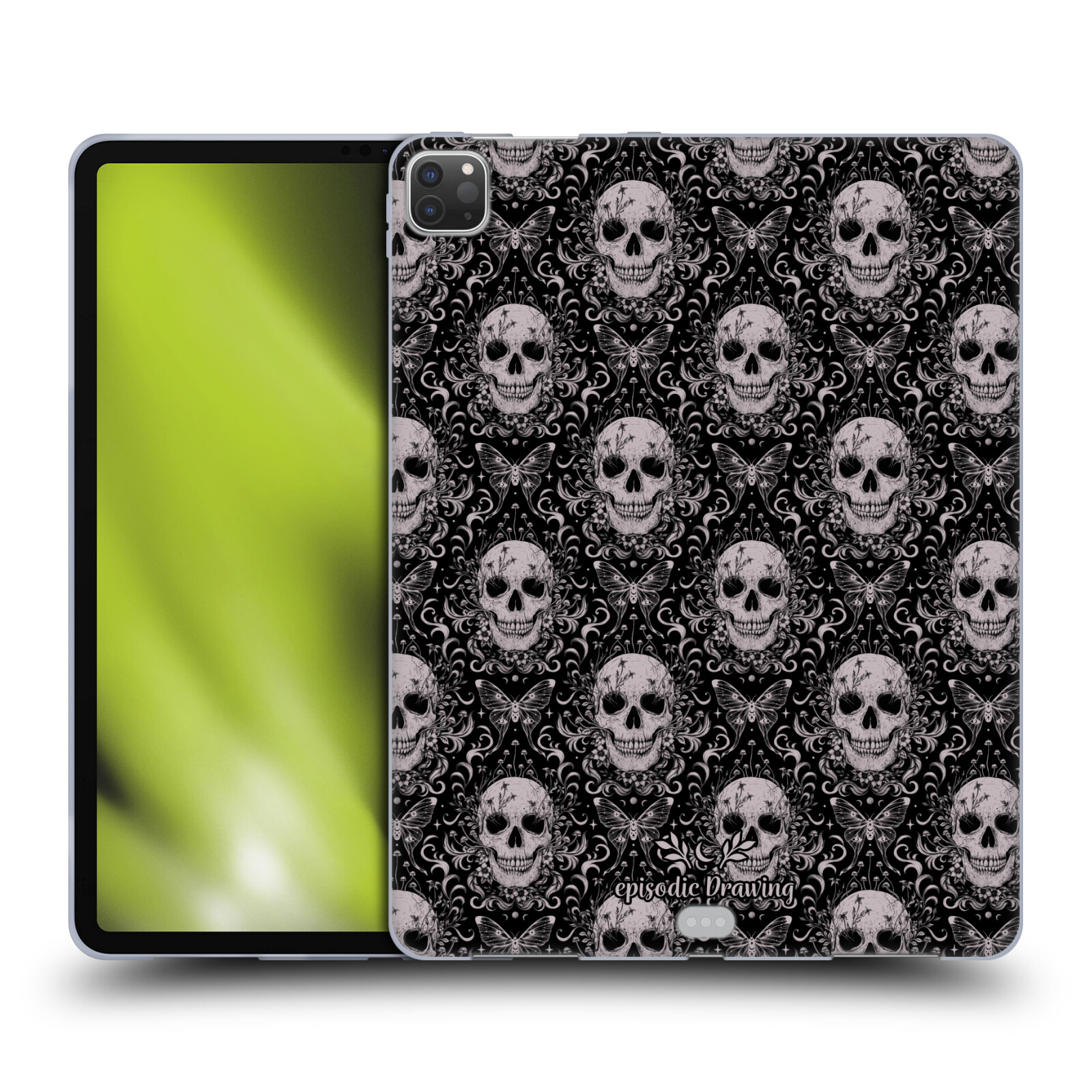OFFICIAL EPISODIC DRAWING FLORALS & SERPENTS GEL CASE FOR APPLE SAMSUNG KINDLE - Picture 14 of 17
