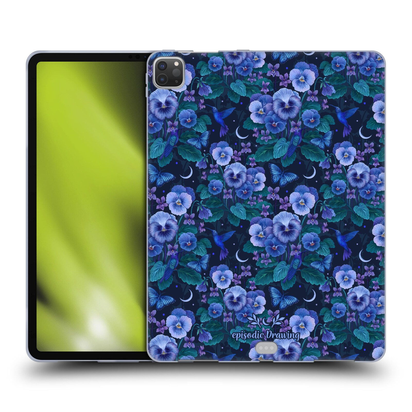 OFFICIAL EPISODIC DRAWING FLORALS & SERPENTS GEL CASE FOR APPLE SAMSUNG KINDLE - Picture 16 of 17