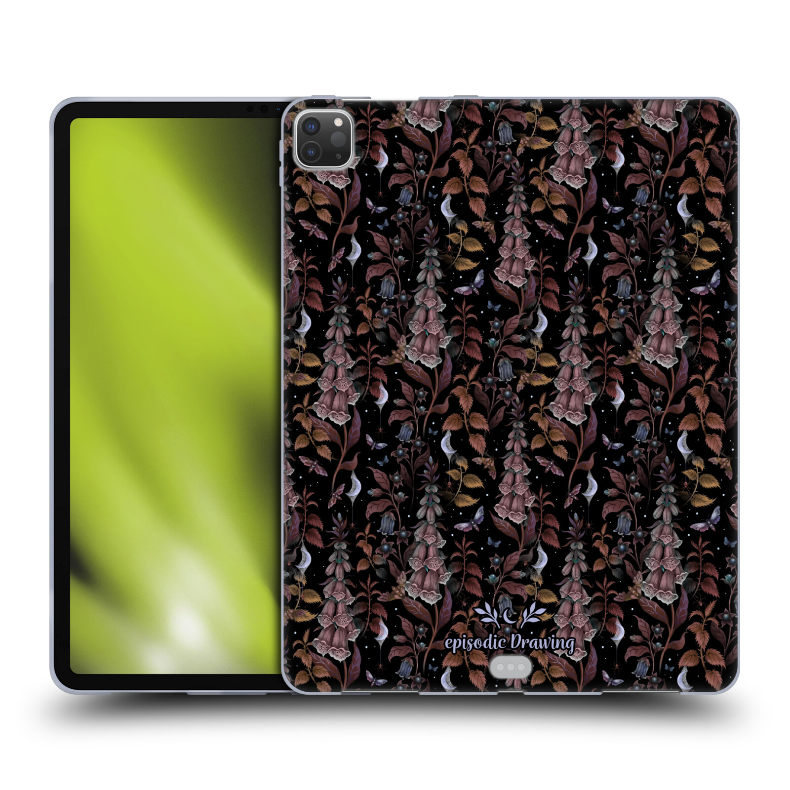 OFFICIAL EPISODIC DRAWING FLORALS & SERPENTS GEL CASE FOR APPLE SAMSUNG KINDLE - Picture 17 of 17