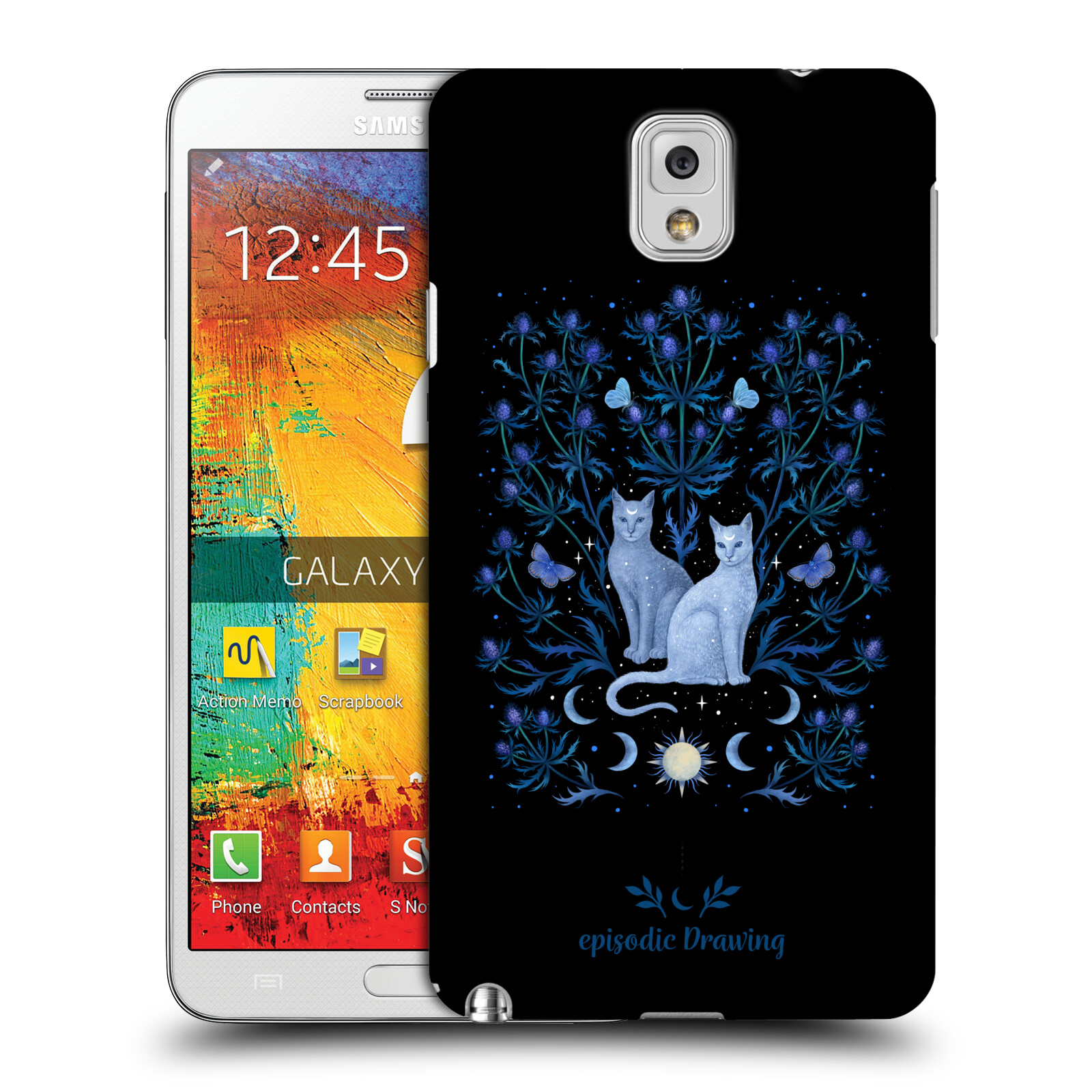 OFFICIAL EPISODIC DRAWING MIX ILLUSTRATIONS HARD BACK CASE FOR SAMSUNG PHONES 2