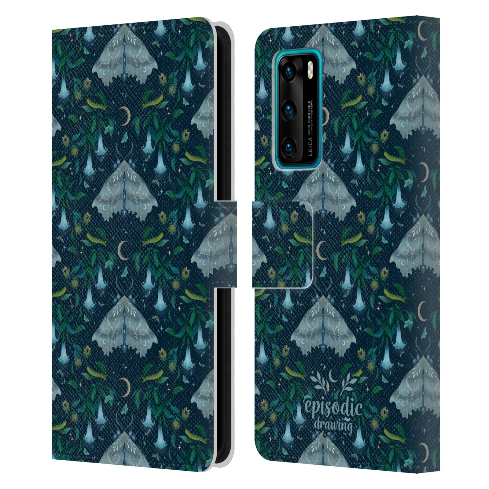 OFFICIAL EPISODIC DRAWING SPOOKY PATTERNS LEATHER BOOK CASE FOR HUAWEI PHONES - 第 7/11 張圖片