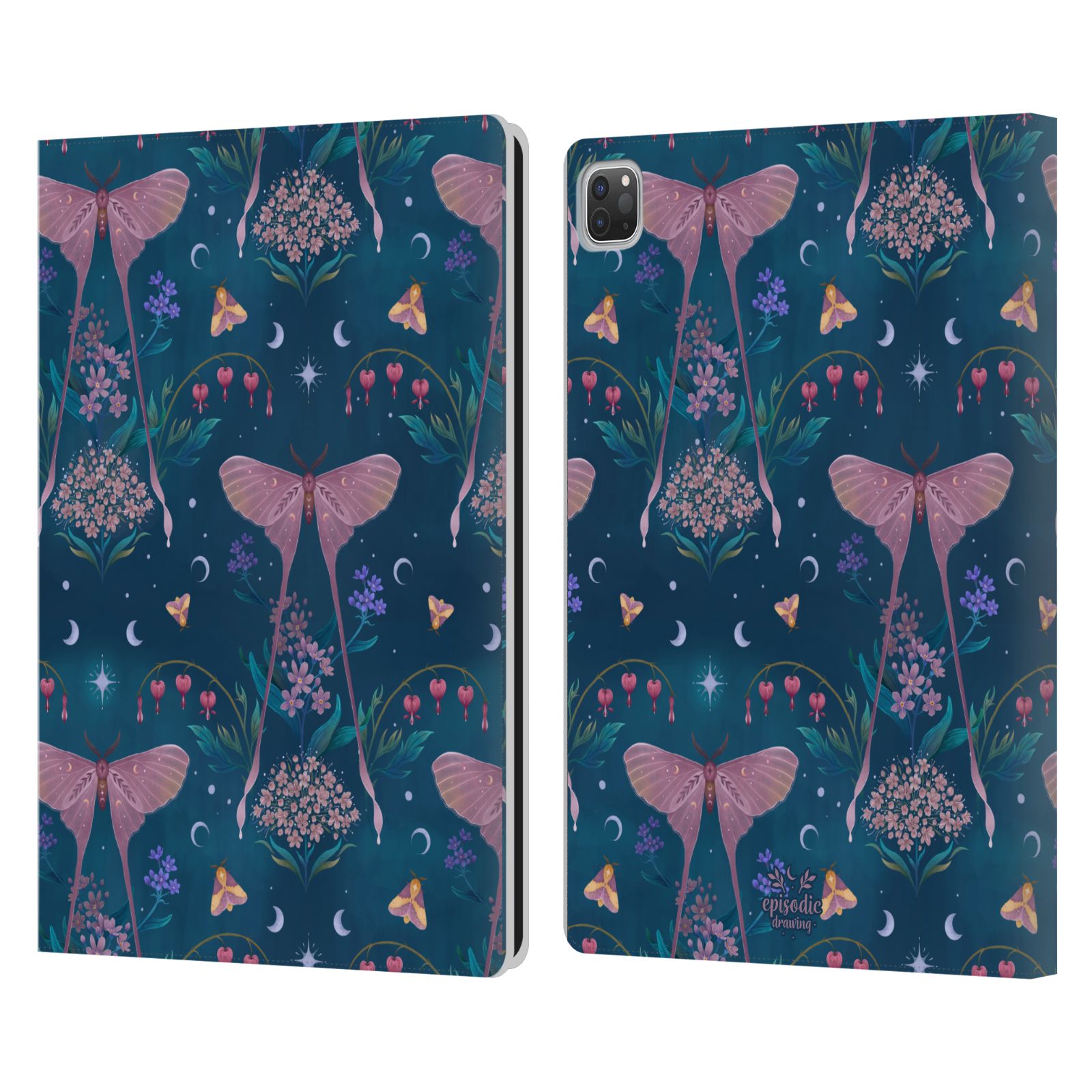 OFFICIAL EPISODIC DRAWING SPOOKY PATTERNS LEATHER BOOK CASE FOR APPLE iPAD - Picture 14 of 16