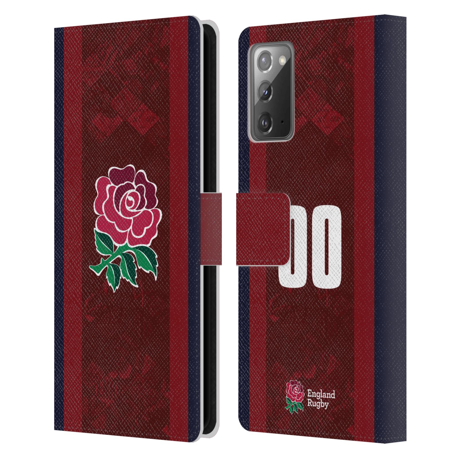 CUSTOM ENGLAND RUGBY UNION 2024/25 KIT LEATHER BOOK CASE FOR SAMSUNG PHONES 2 - 第 7/8 張圖片