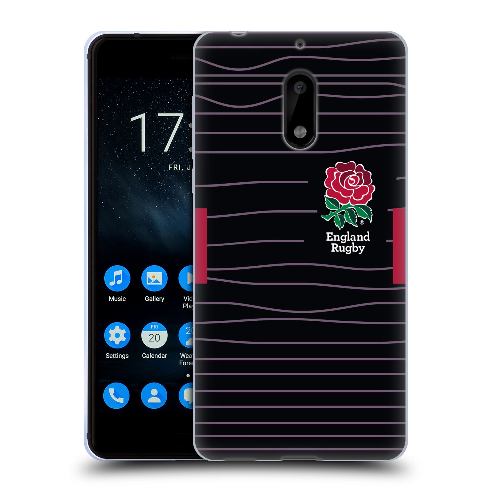 OFFICIAL ENGLAND RUGBY UNION 2022/23 CREST KIT SOFT GEL CASE FOR NOKIA PHONES 1 - 第 8/9 張圖片