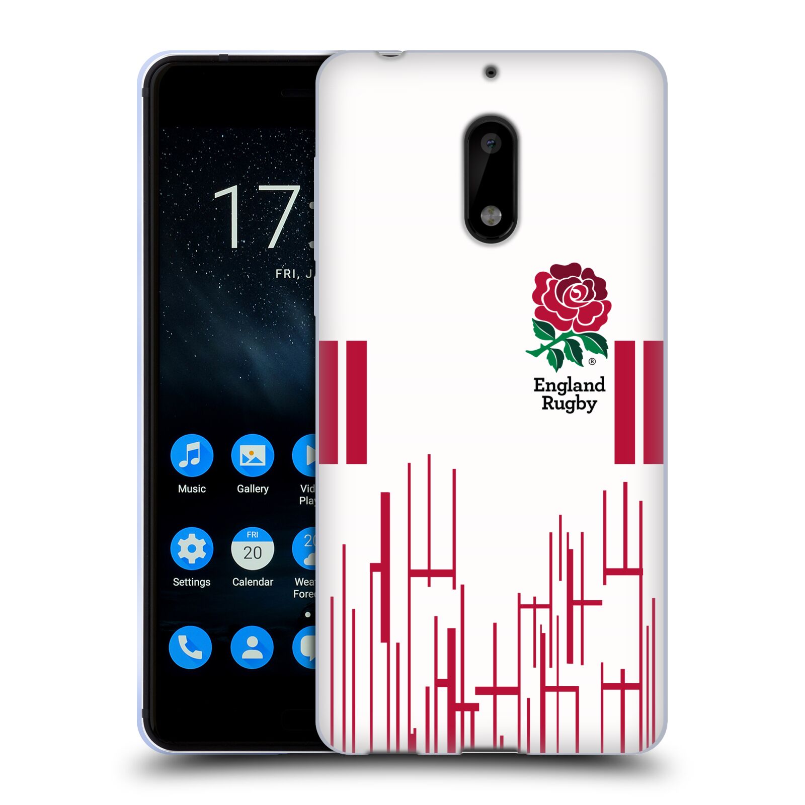 OFFICIAL ENGLAND RUGBY UNION 2022/23 CREST KIT SOFT GEL CASE FOR NOKIA PHONES 1 - 第 9/9 張圖片