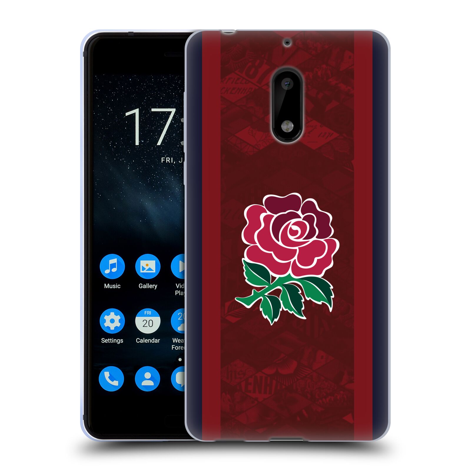 OFFICIAL ENGLAND RUGBY UNION 2024/25 CREST KIT SOFT GEL CASE FOR NOKIA PHONES 1 - Picture 8 of 9