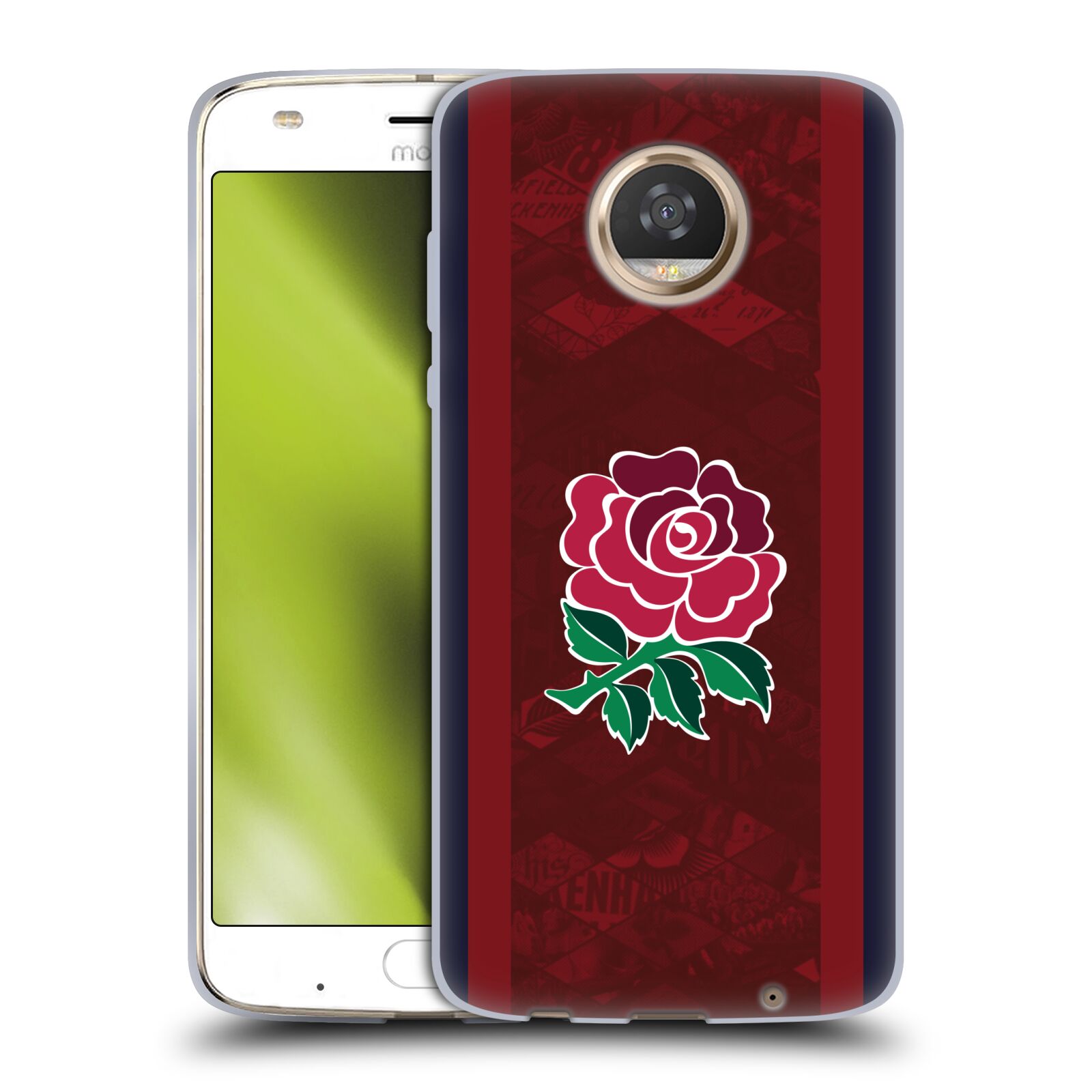 OFFICIAL ENGLAND RUGBY UNION 2024/25 CREST KIT GEL CASE FOR MOTOROLA PHONES 2 - Picture 8 of 9