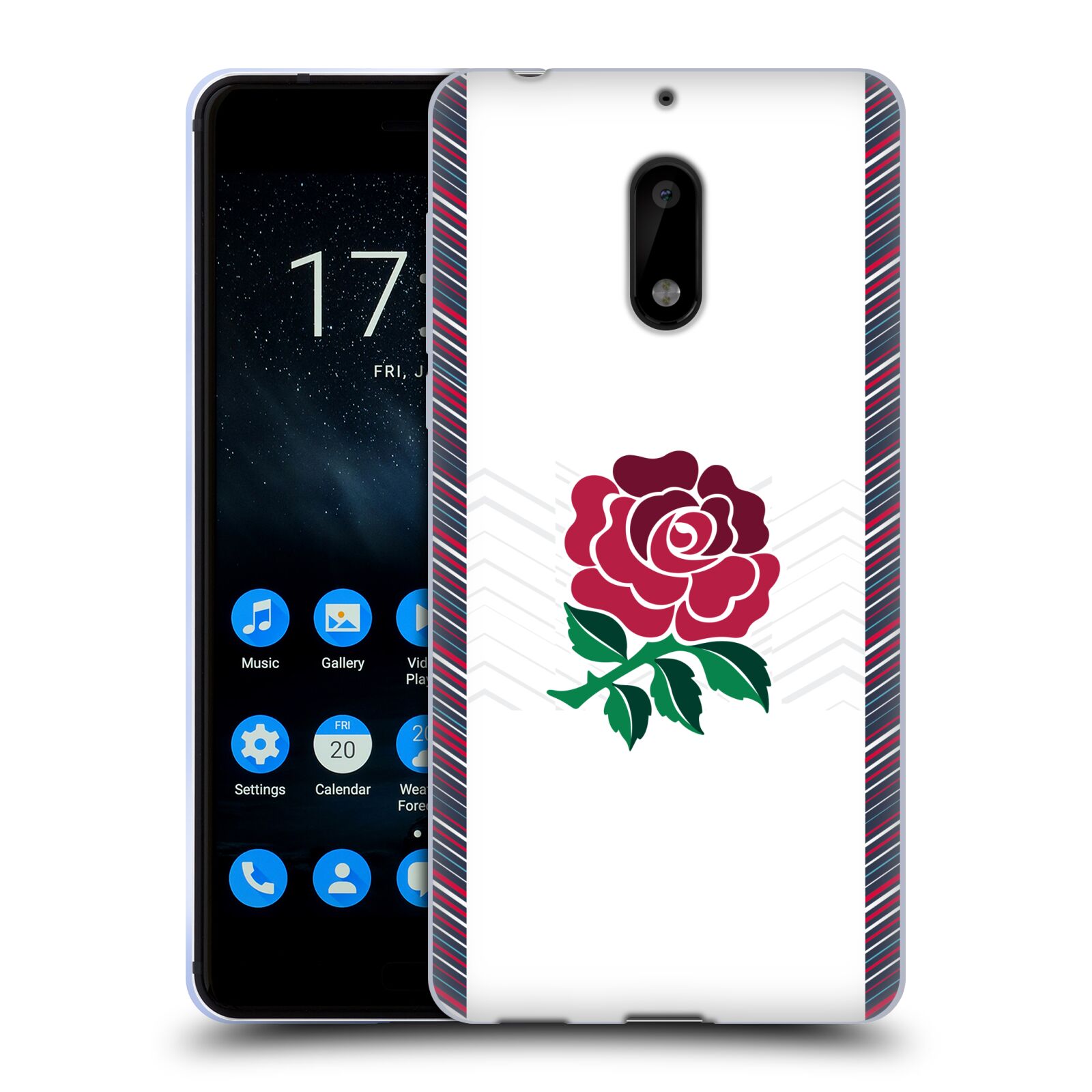 OFFICIAL ENGLAND RUGBY UNION 2024/25 CREST KIT SOFT GEL CASE FOR NOKIA PHONES 1 - Picture 9 of 9