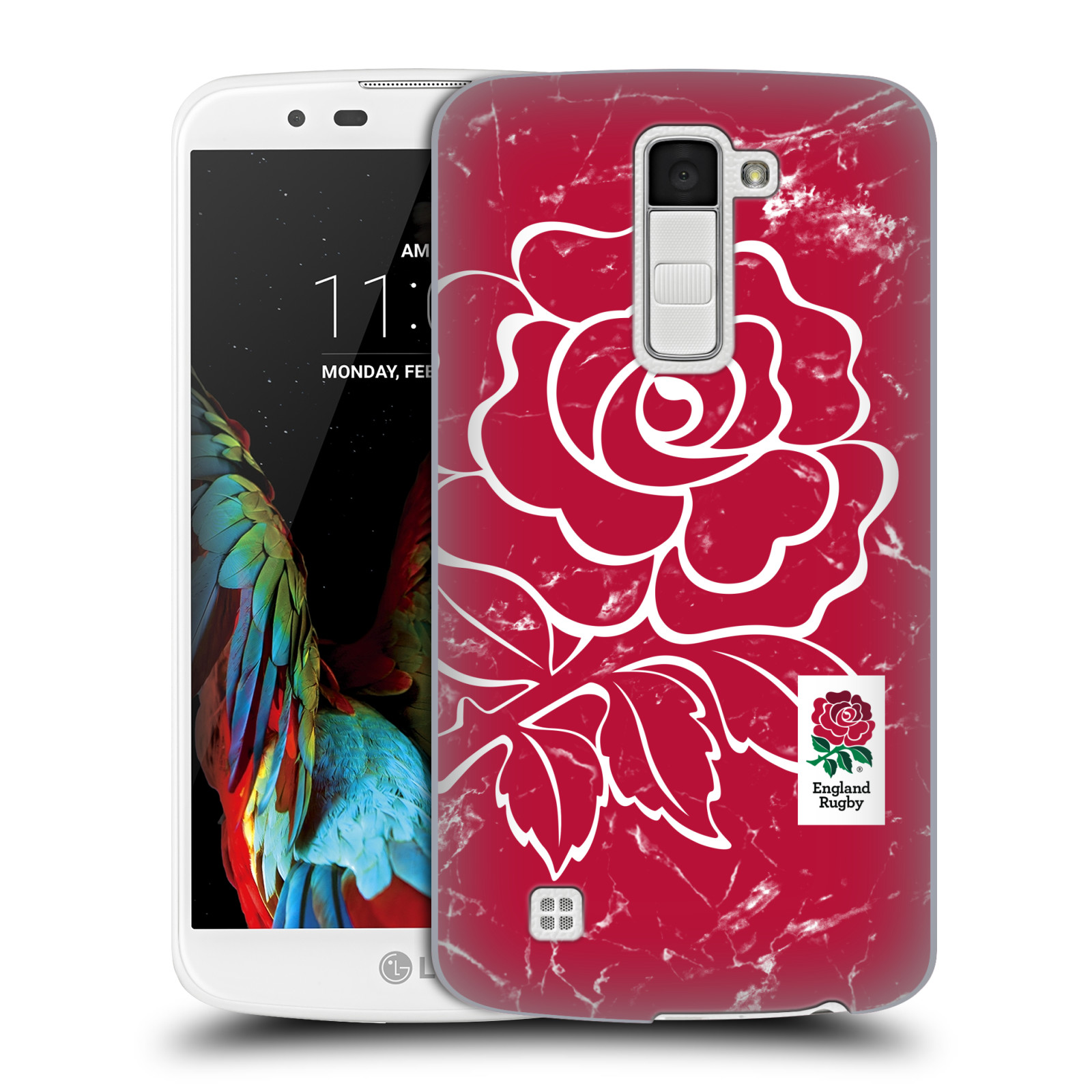 OFFICIAL ENGLAND RUGBY UNION MARBLE HARD BACK CASE FOR LG PHONES 3 - Picture 9 of 10