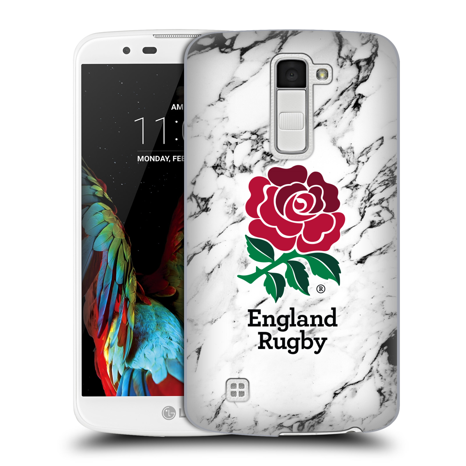 OFFICIAL ENGLAND RUGBY UNION MARBLE HARD BACK CASE FOR LG PHONES 3 - Picture 10 of 10