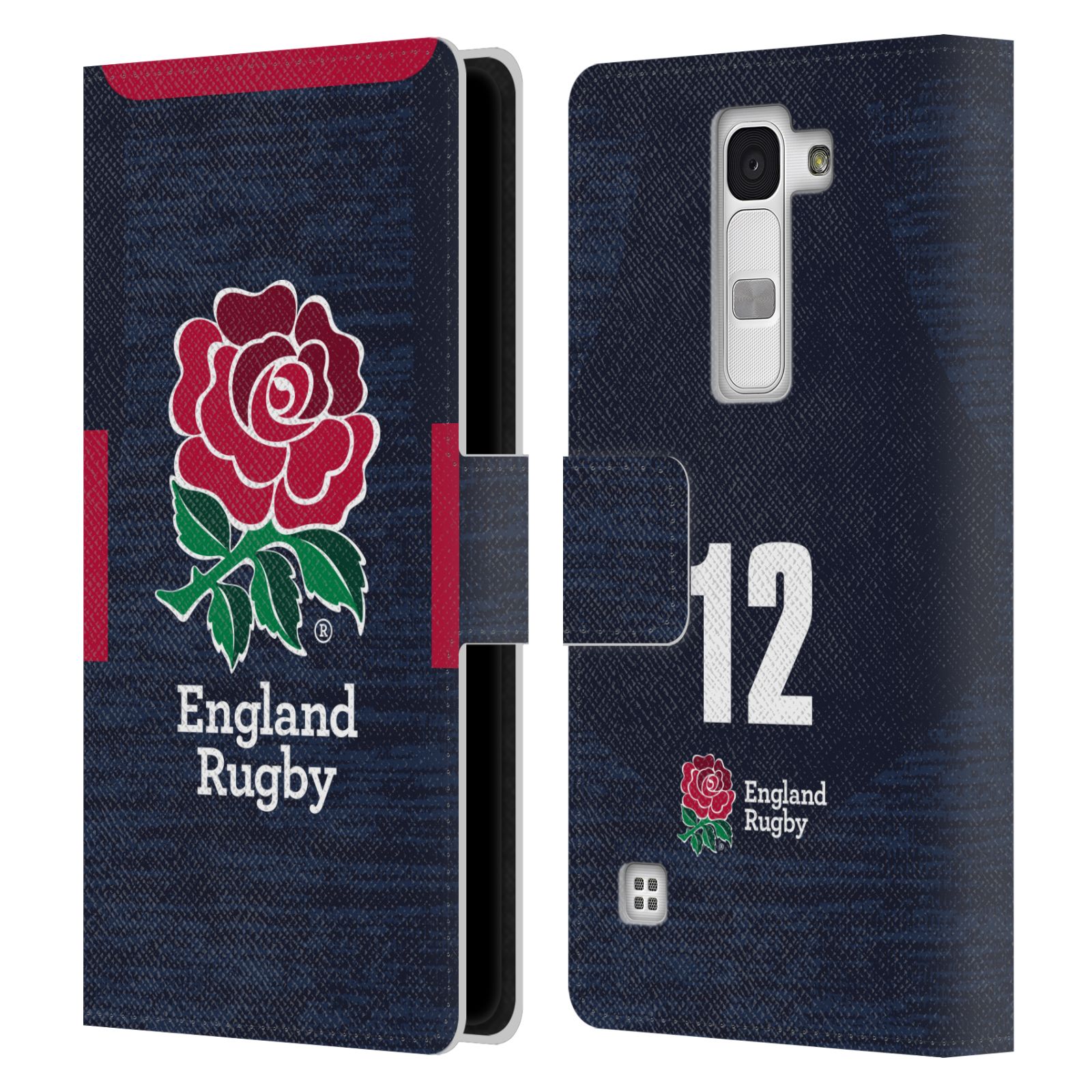 ENGLAND RUGBY UNION 2020/21 PLAYERS AWAY KIT LEATHER BOOK CASE FOR LG PHONES 2 - 第 17/20 張圖片