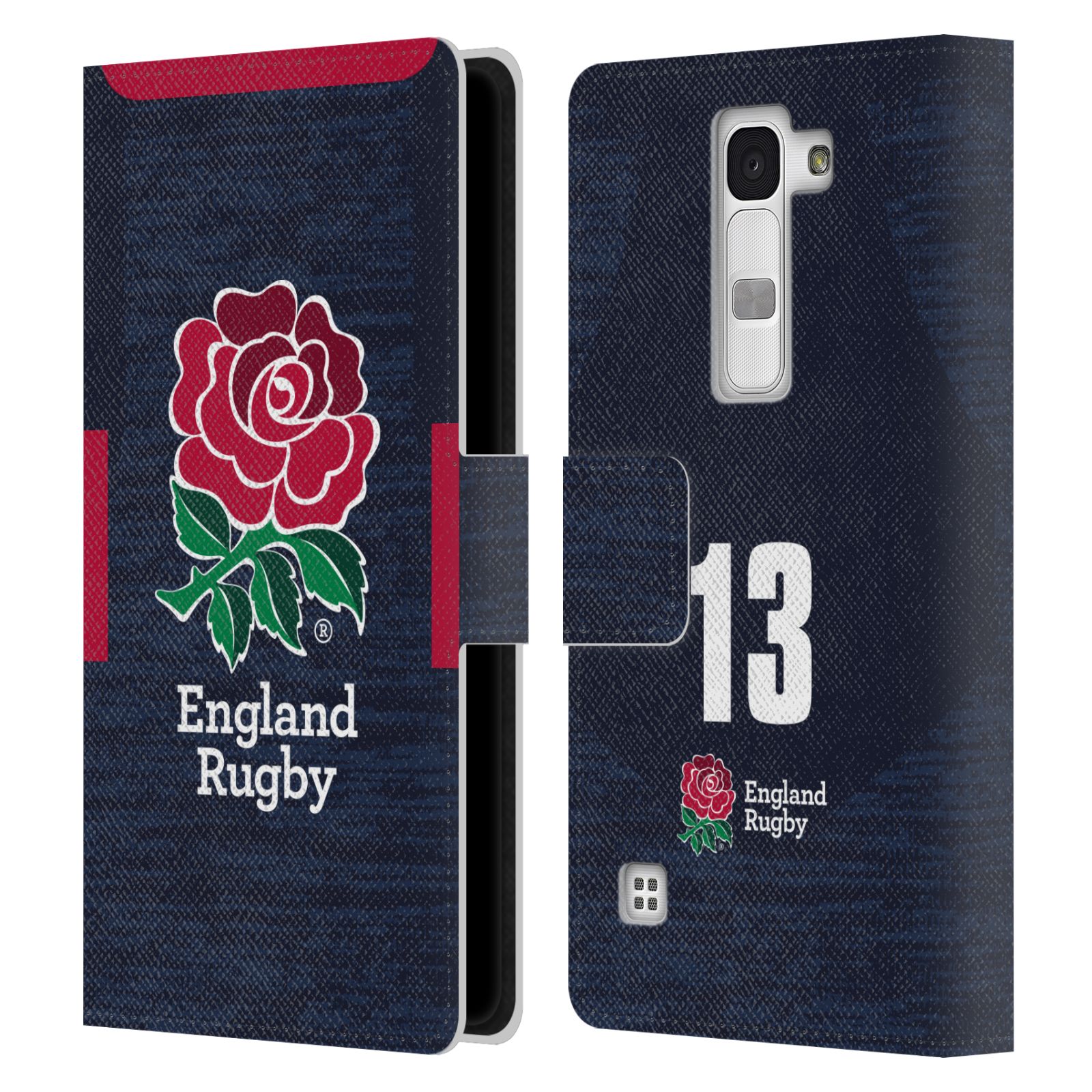 ENGLAND RUGBY UNION 2020/21 PLAYERS AWAY KIT LEATHER BOOK CASE FOR LG PHONES 2 - 第 18/20 張圖片