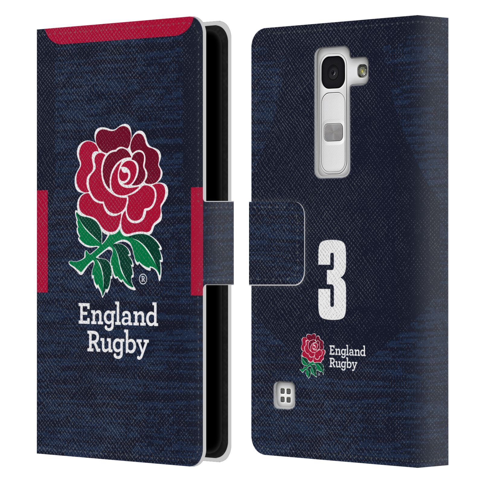 ENGLAND RUGBY UNION 2020/21 PLAYERS AWAY KIT LEATHER BOOK CASE FOR LG PHONES 2 - 第 8/20 張圖片