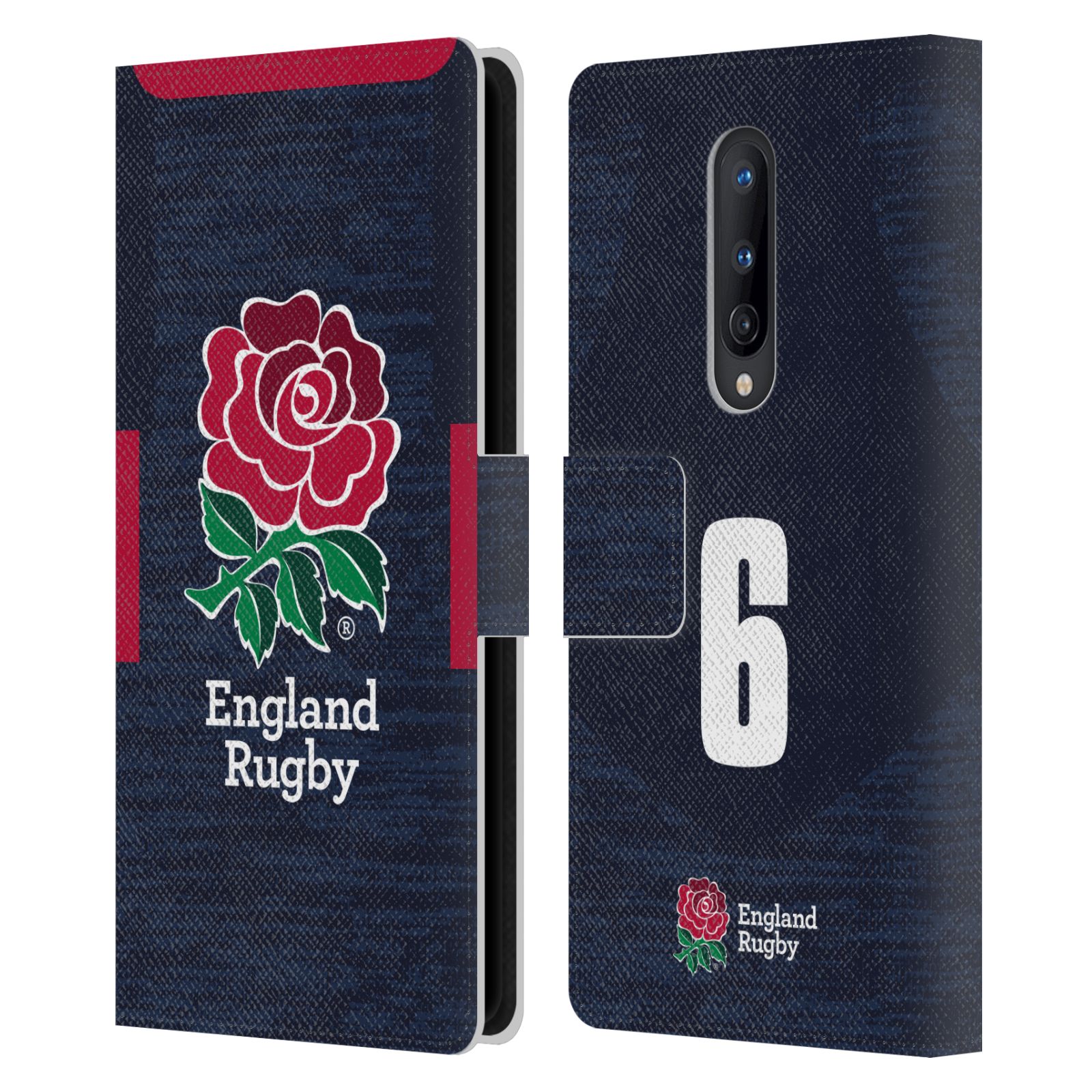 ENGLAND RUGBY UNION 2020/21 PLAYERS AWAY KIT LEATHER BOOK CASE ONEPLUS PHONES - 第 12/20 張圖片