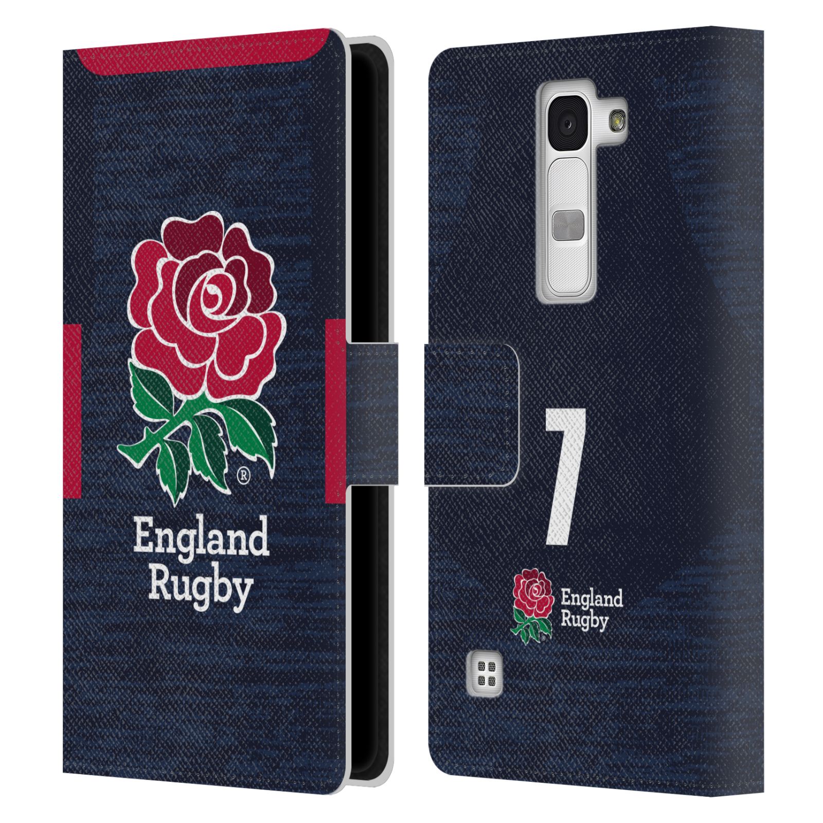 ENGLAND RUGBY UNION 2020/21 PLAYERS AWAY KIT LEATHER BOOK CASE FOR LG PHONES 2 - 第 12/20 張圖片