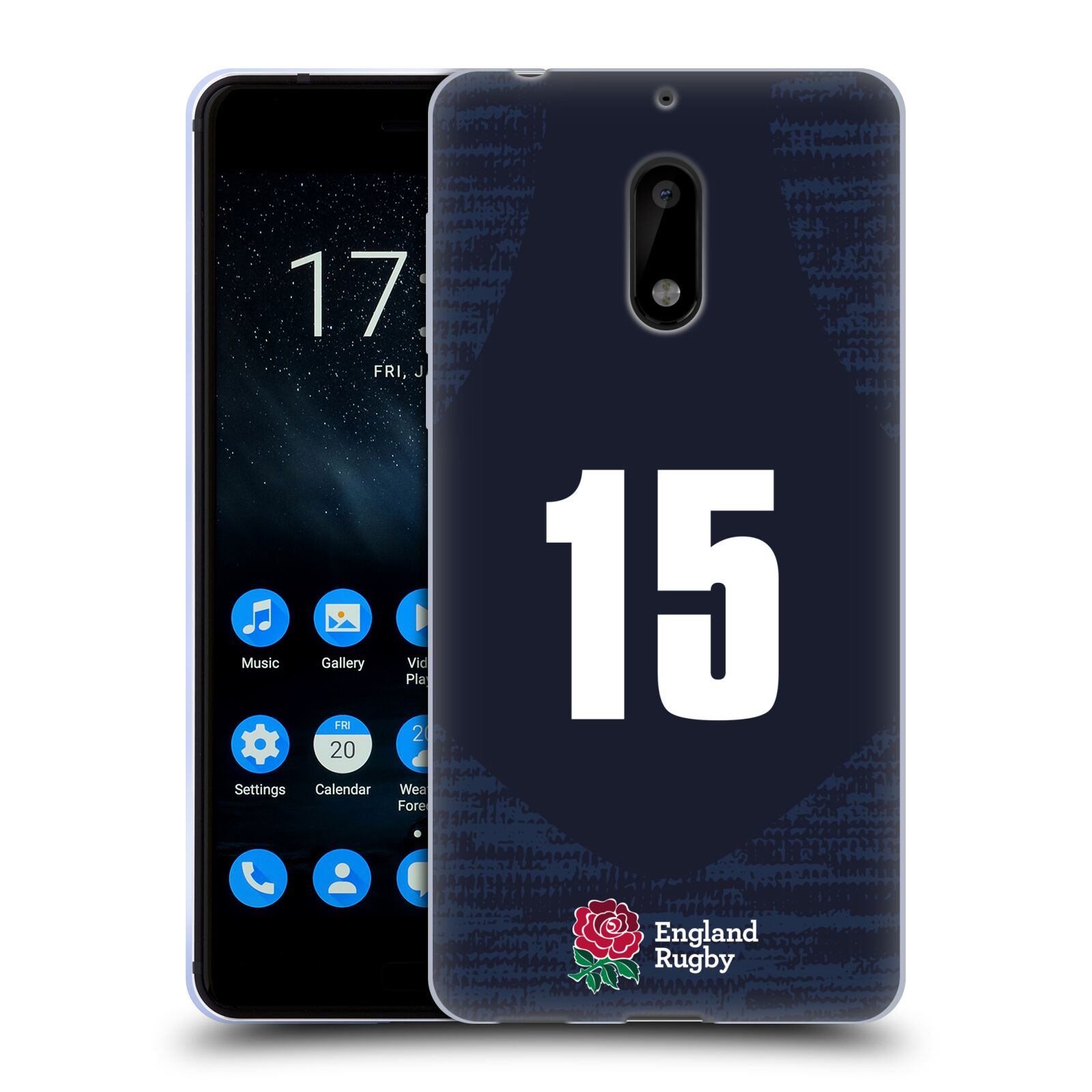 ENGLAND RUGBY UNION 2020/21 PLAYERS AWAY KIT SOFT GEL CASE FOR NOKIA PHONES 1 - 第 21/21 張圖片