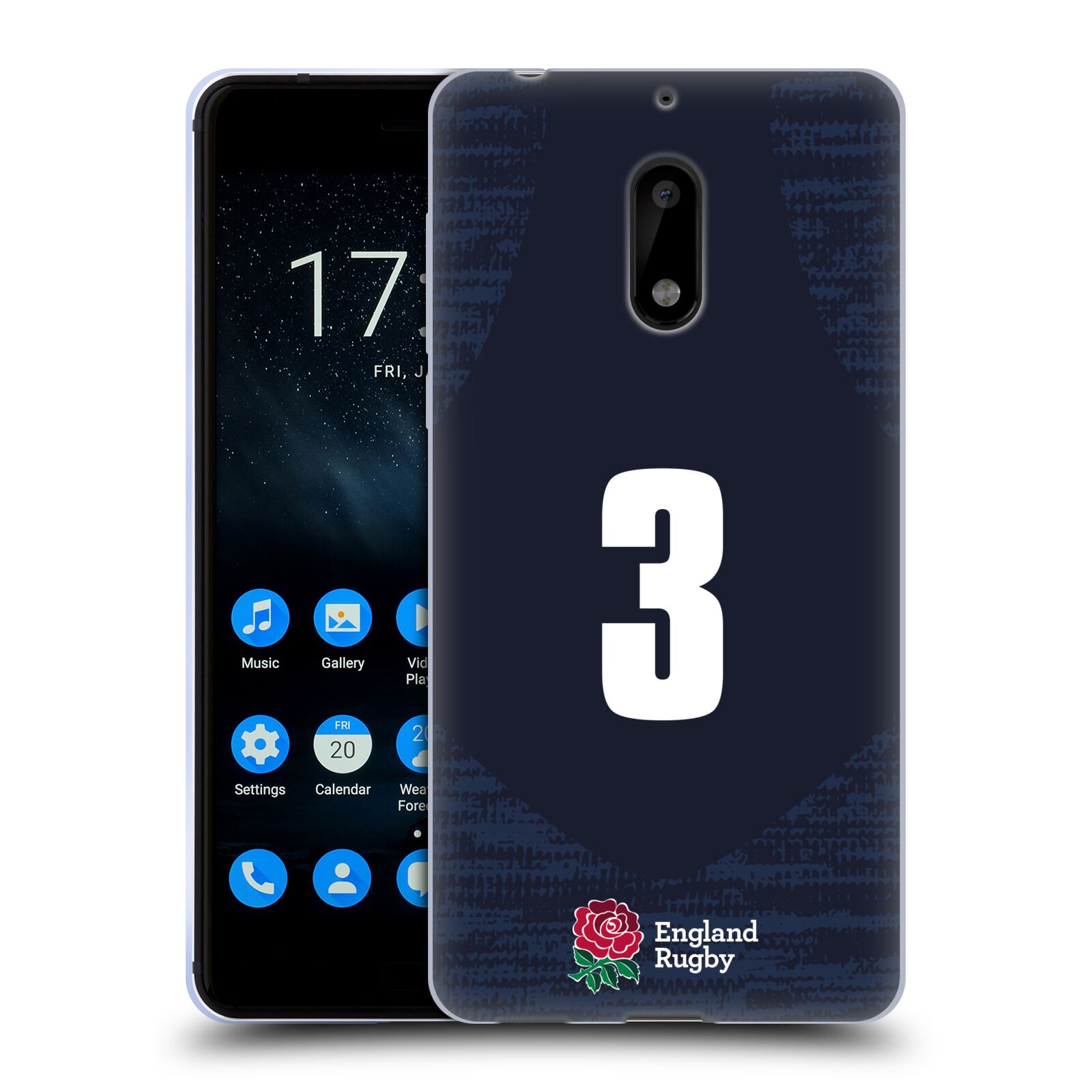 ENGLAND RUGBY UNION 2020/21 PLAYERS AWAY KIT SOFT GEL CASE FOR NOKIA PHONES 1 - 第 9/21 張圖片