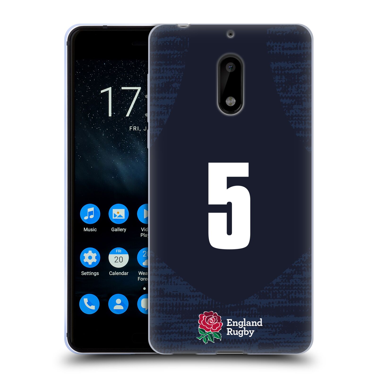 ENGLAND RUGBY UNION 2020/21 PLAYERS AWAY KIT SOFT GEL CASE FOR NOKIA PHONES 1 - 第 11/21 張圖片