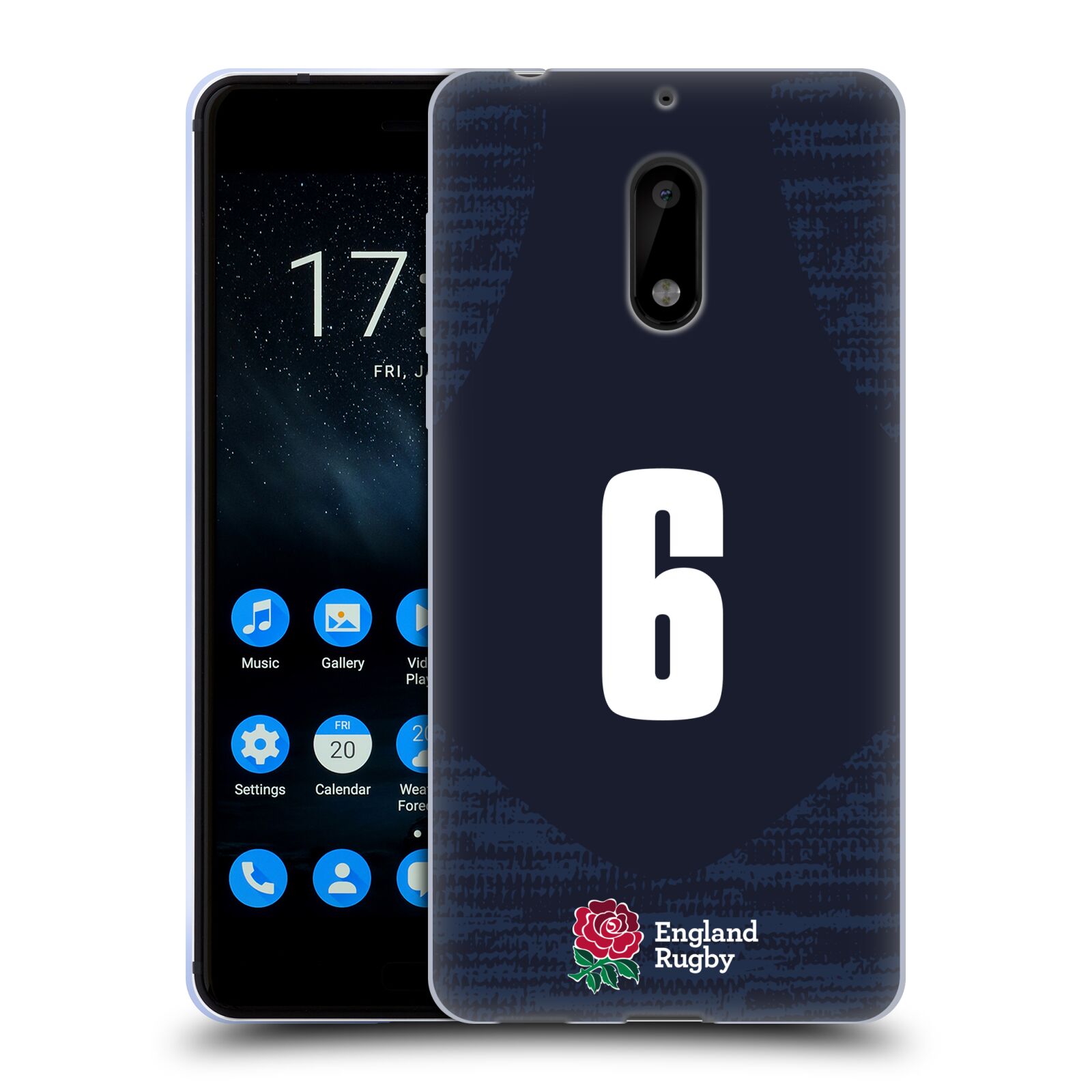 ENGLAND RUGBY UNION 2020/21 PLAYERS AWAY KIT SOFT GEL CASE FOR NOKIA PHONES 1 - 第 12/21 張圖片