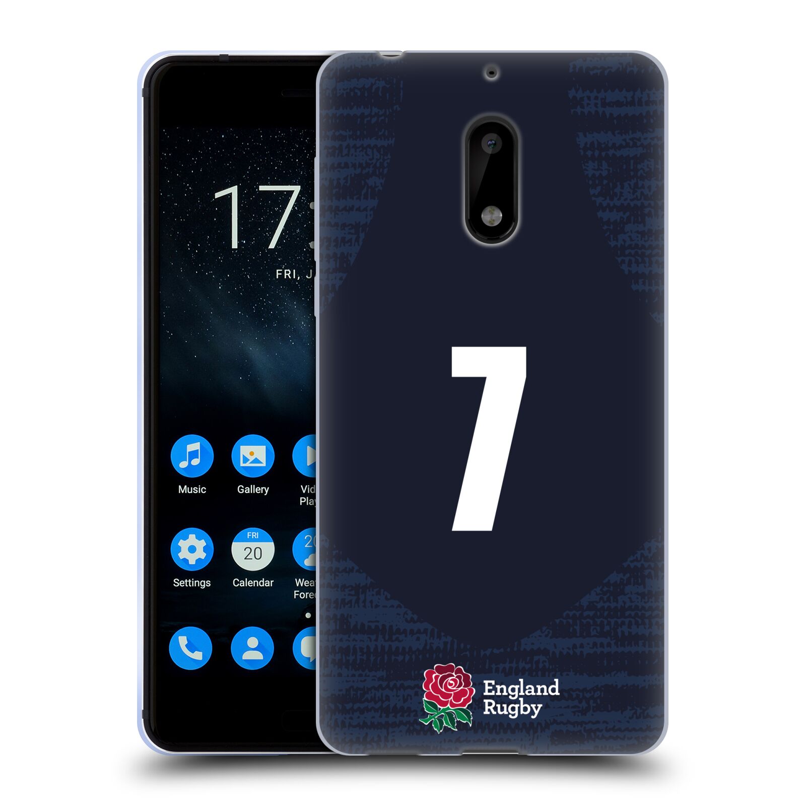 ENGLAND RUGBY UNION 2020/21 PLAYERS AWAY KIT SOFT GEL CASE FOR NOKIA PHONES 1 - 第 13/21 張圖片