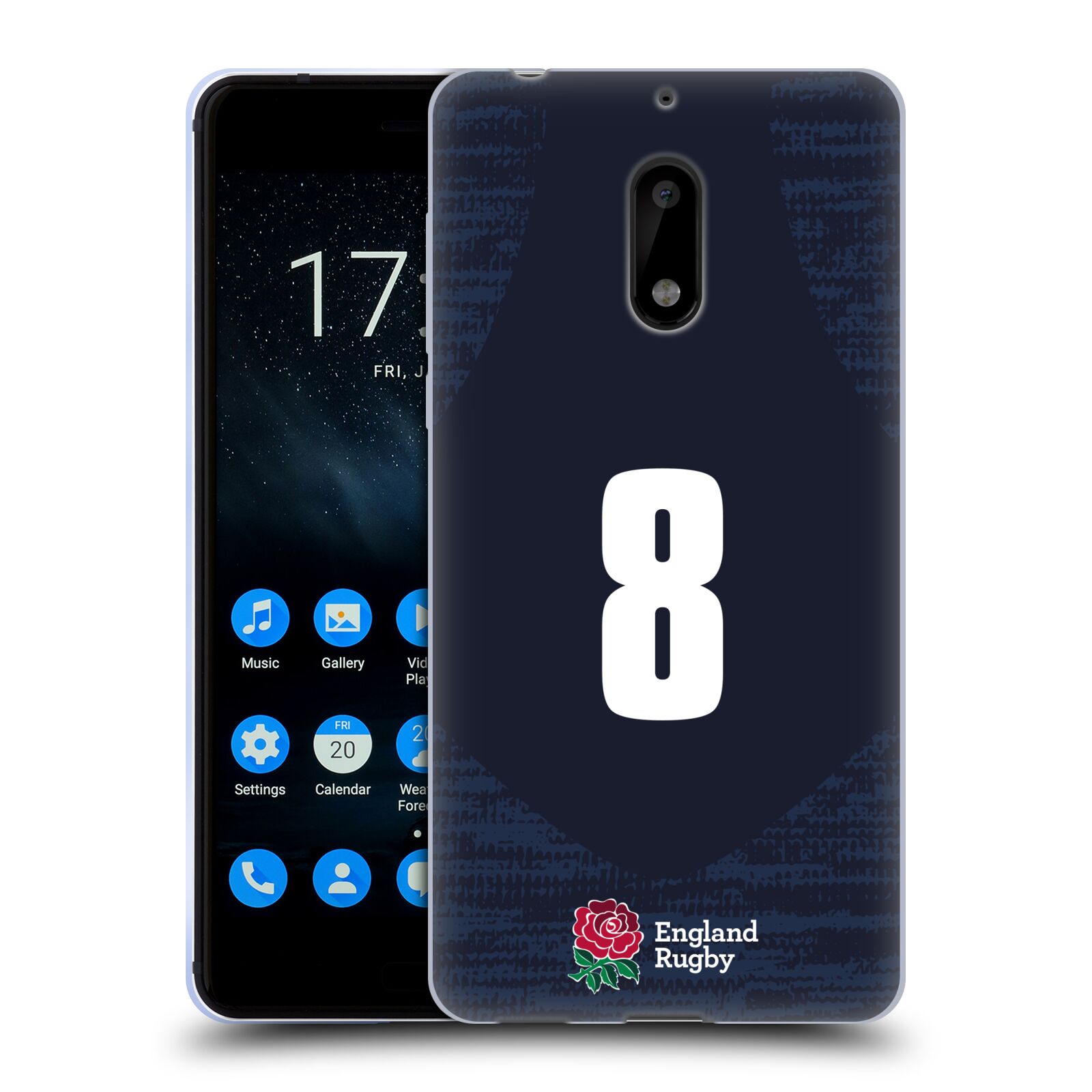 ENGLAND RUGBY UNION 2020/21 PLAYERS AWAY KIT SOFT GEL CASE FOR NOKIA PHONES 1 - 第 14/21 張圖片