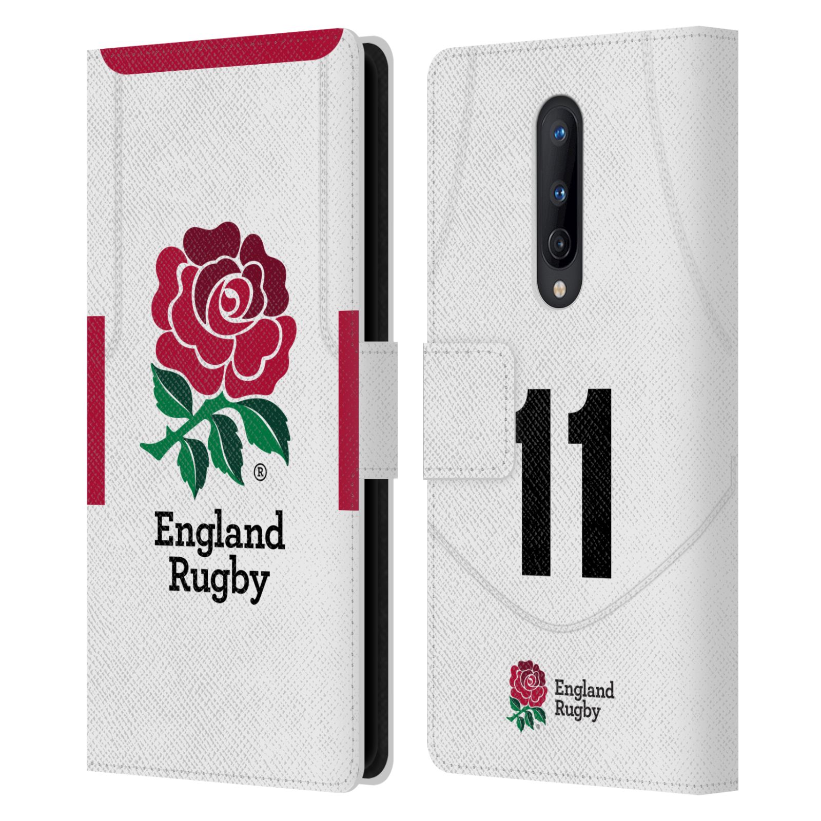 ENGLAND RUGBY UNION 2020/21 PLAYERS HOME KIT LEATHER BOOK CASE ONEPLUS PHONES - 第 17/20 張圖片
