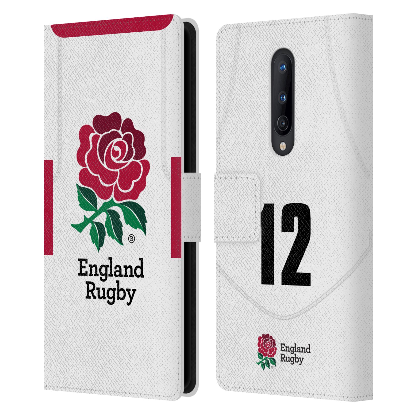 ENGLAND RUGBY UNION 2020/21 PLAYERS HOME KIT LEATHER BOOK CASE ONEPLUS PHONES - 第 18/20 張圖片