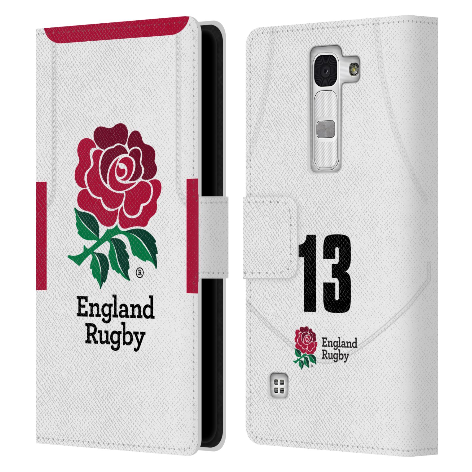ENGLAND RUGBY UNION 2020/21 PLAYERS HOME KIT LEATHER BOOK CASE FOR LG PHONES 2 - 第 18/20 張圖片