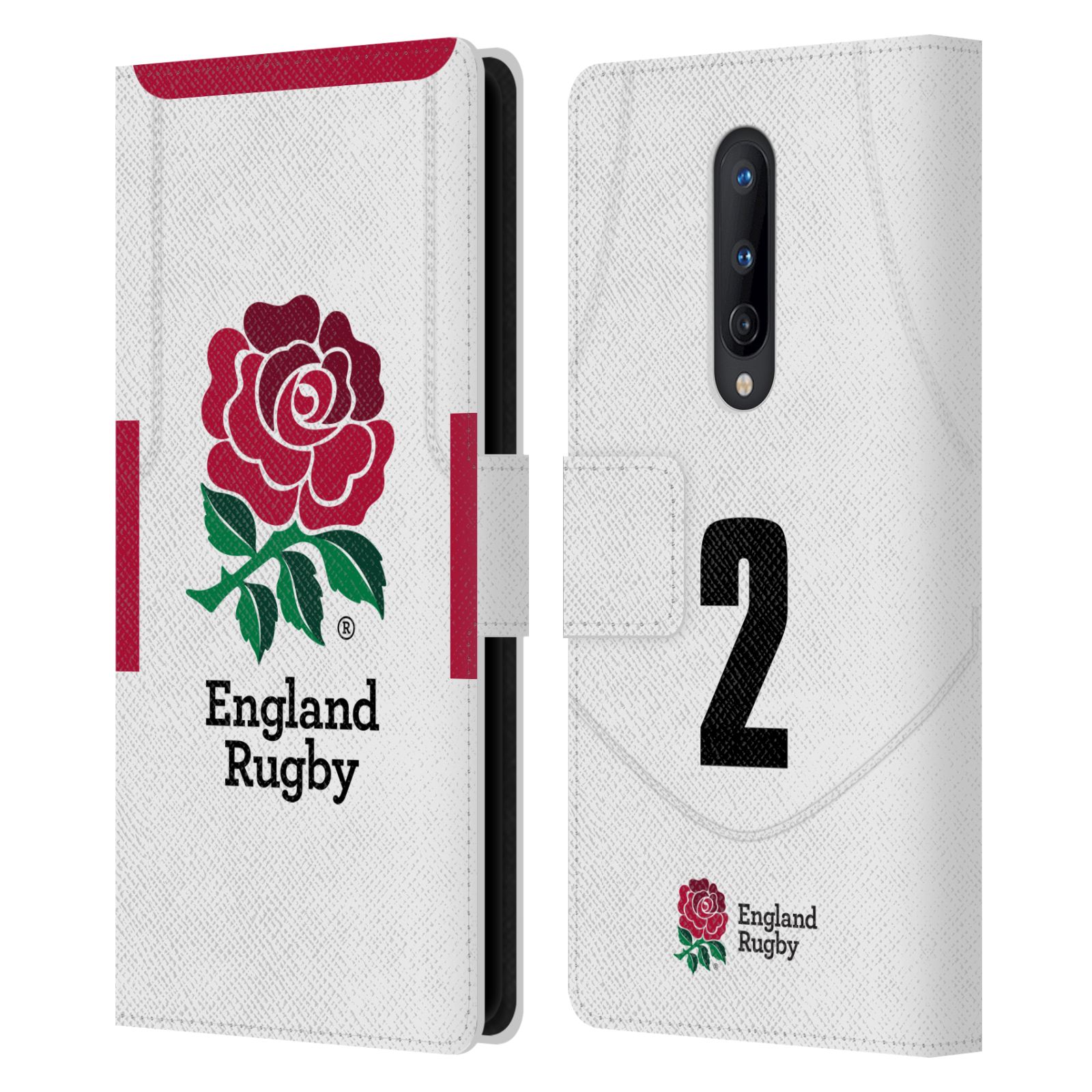 ENGLAND RUGBY UNION 2020/21 PLAYERS HOME KIT LEATHER BOOK CASE ONEPLUS PHONES - 第 8/20 張圖片