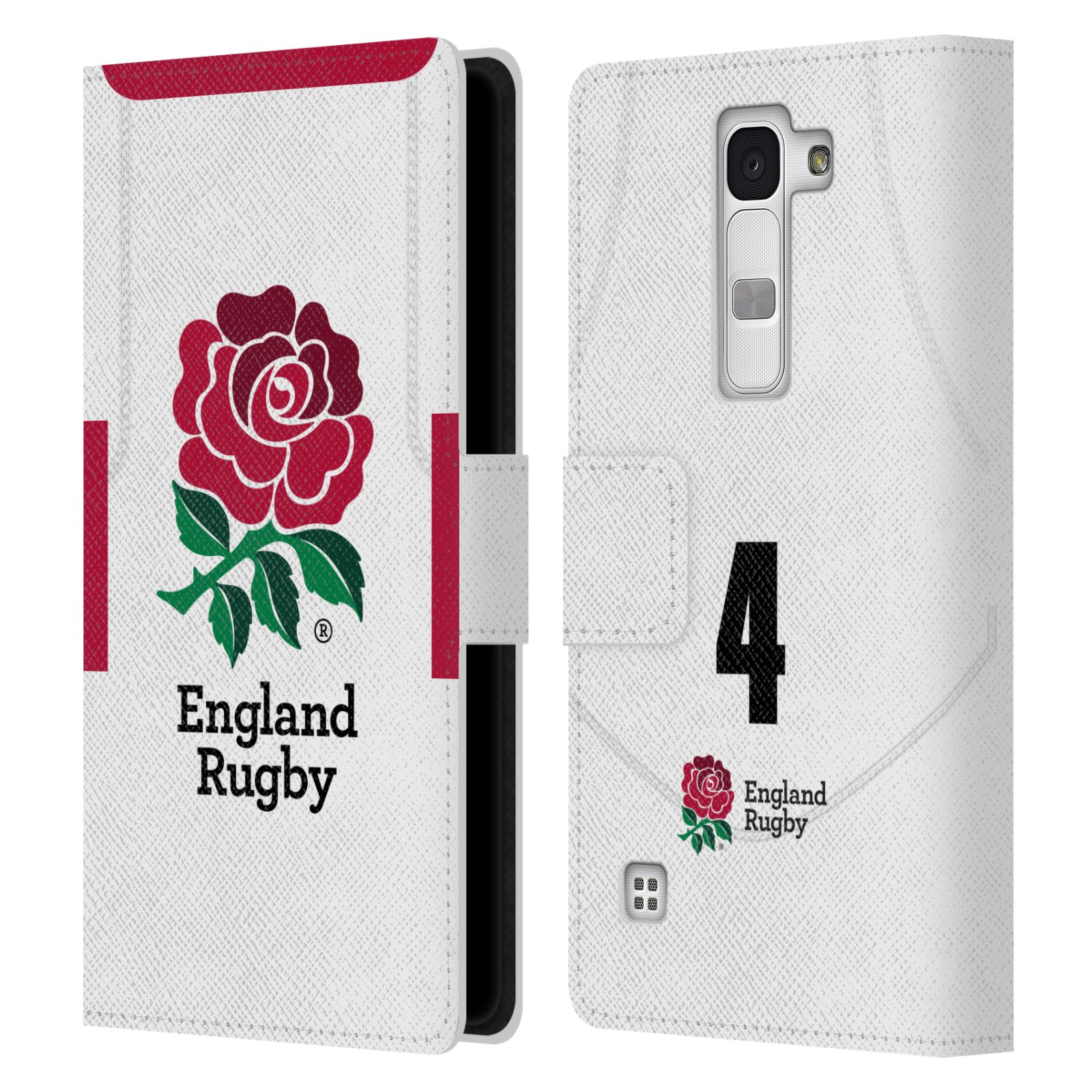 ENGLAND RUGBY UNION 2020/21 PLAYERS HOME KIT LEATHER BOOK CASE FOR LG PHONES 2 - 第 9/20 張圖片