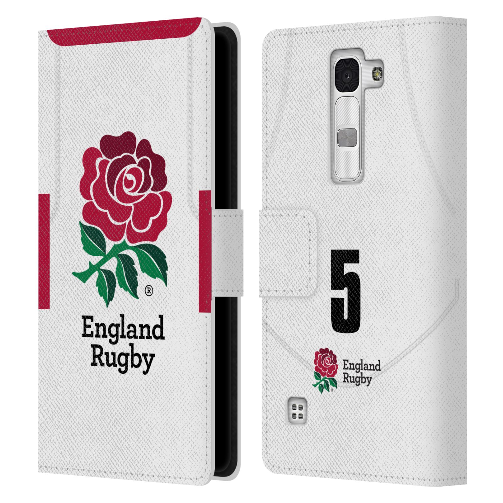 ENGLAND RUGBY UNION 2020/21 PLAYERS HOME KIT LEATHER BOOK CASE FOR LG PHONES 2 - 第 10/20 張圖片