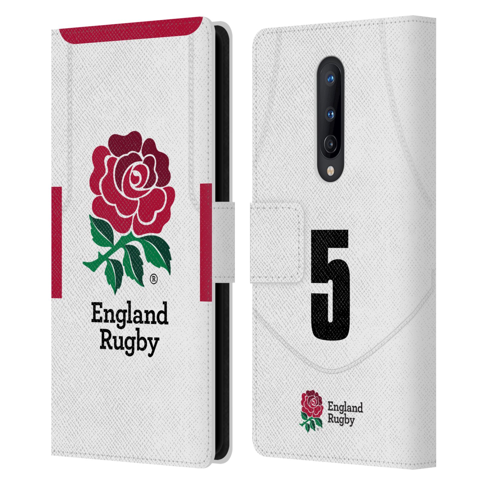ENGLAND RUGBY UNION 2020/21 PLAYERS HOME KIT LEATHER BOOK CASE ONEPLUS PHONES - 第 11/20 張圖片