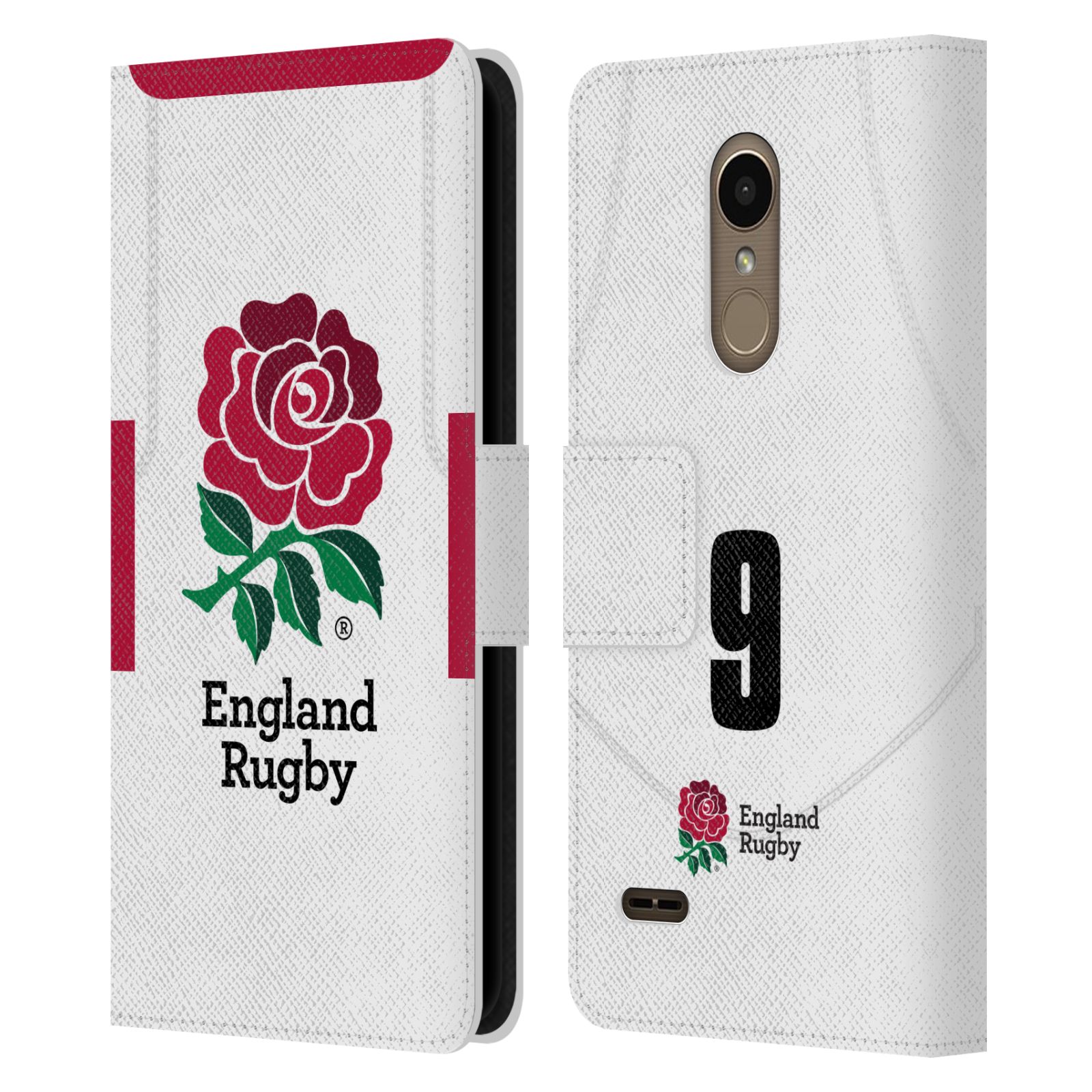 ENGLAND RUGBY UNION 2020/21 PLAYERS HOME KIT LEATHER BOOK CASE FOR LG PHONES 1 - 第 7/7 張圖片