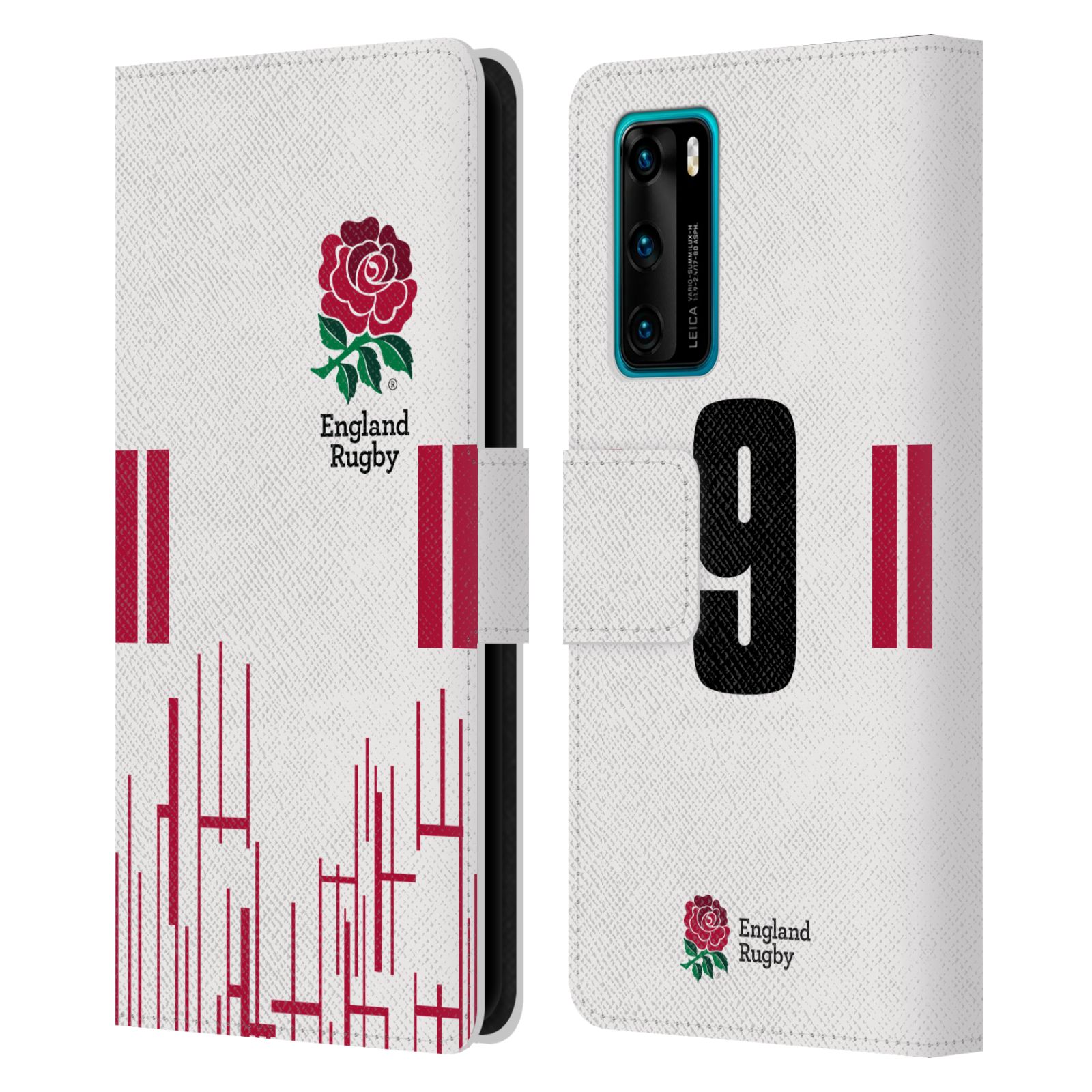 ENGLAND RUGBY UNION 2022/23 PLAYERS HOME KIT LEATHER BOOK CASE HUAWEI PHONES 4 - 第 7/7 張圖片