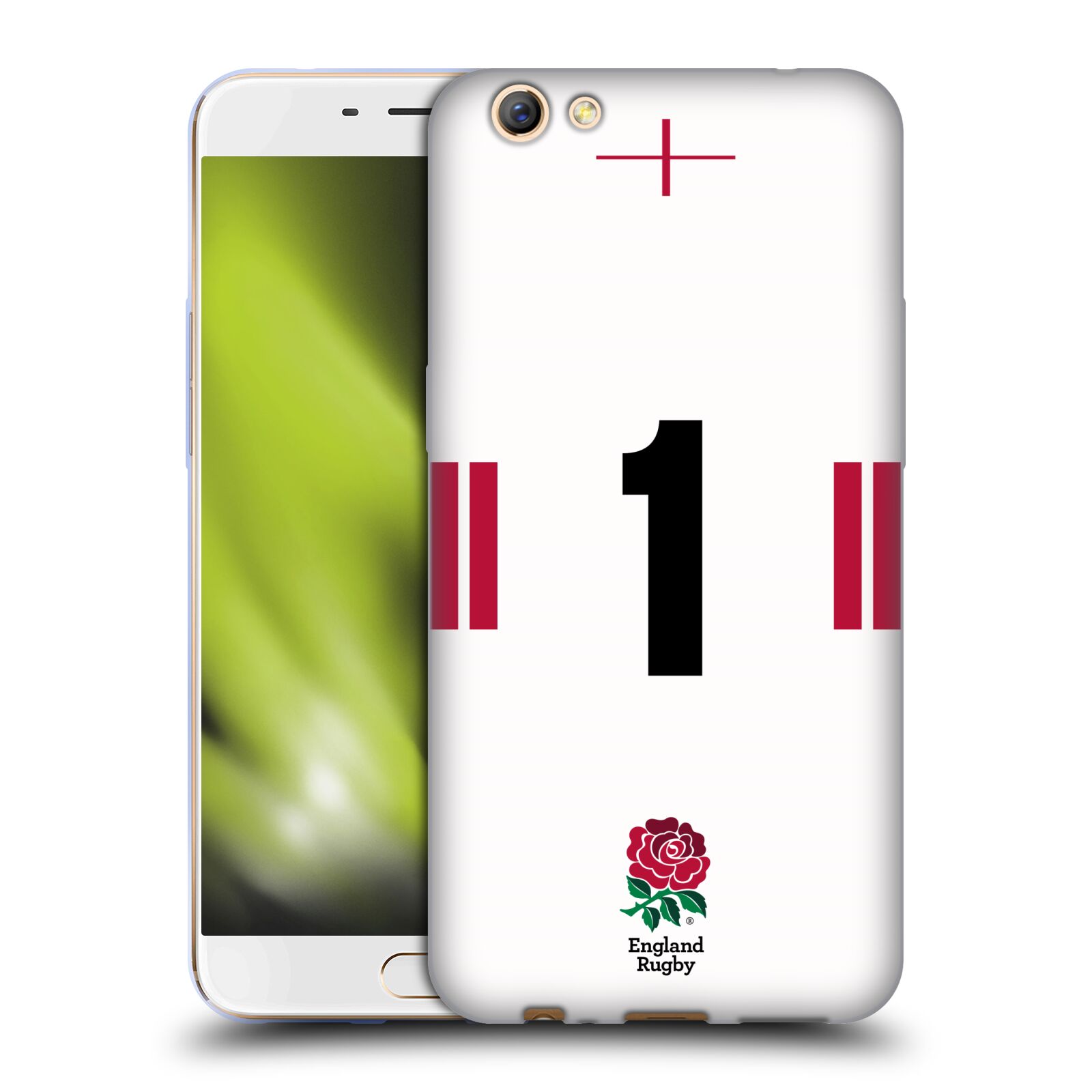 OFFICIAL ENGLAND RUGBY UNION 2022/23 PLAYERS HOME KIT GEL CASE FOR OPPO PHONES - 第 8/18 張圖片