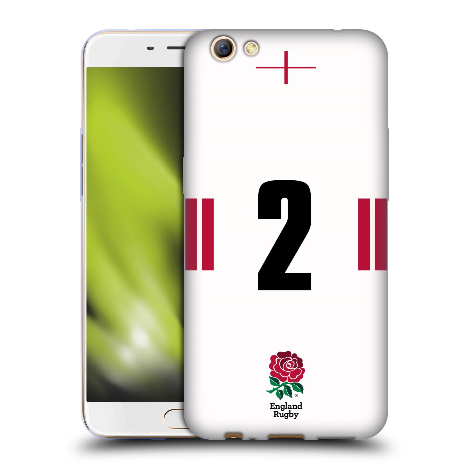 OFFICIAL ENGLAND RUGBY UNION 2022/23 PLAYERS HOME KIT GEL CASE FOR OPPO PHONES - 第 9/18 張圖片