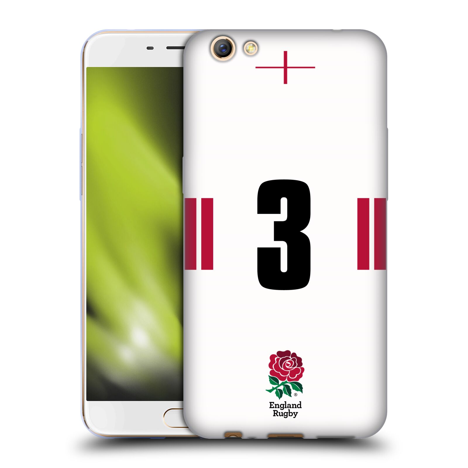 OFFICIAL ENGLAND RUGBY UNION 2022/23 PLAYERS HOME KIT GEL CASE FOR OPPO PHONES - 第 10/18 張圖片