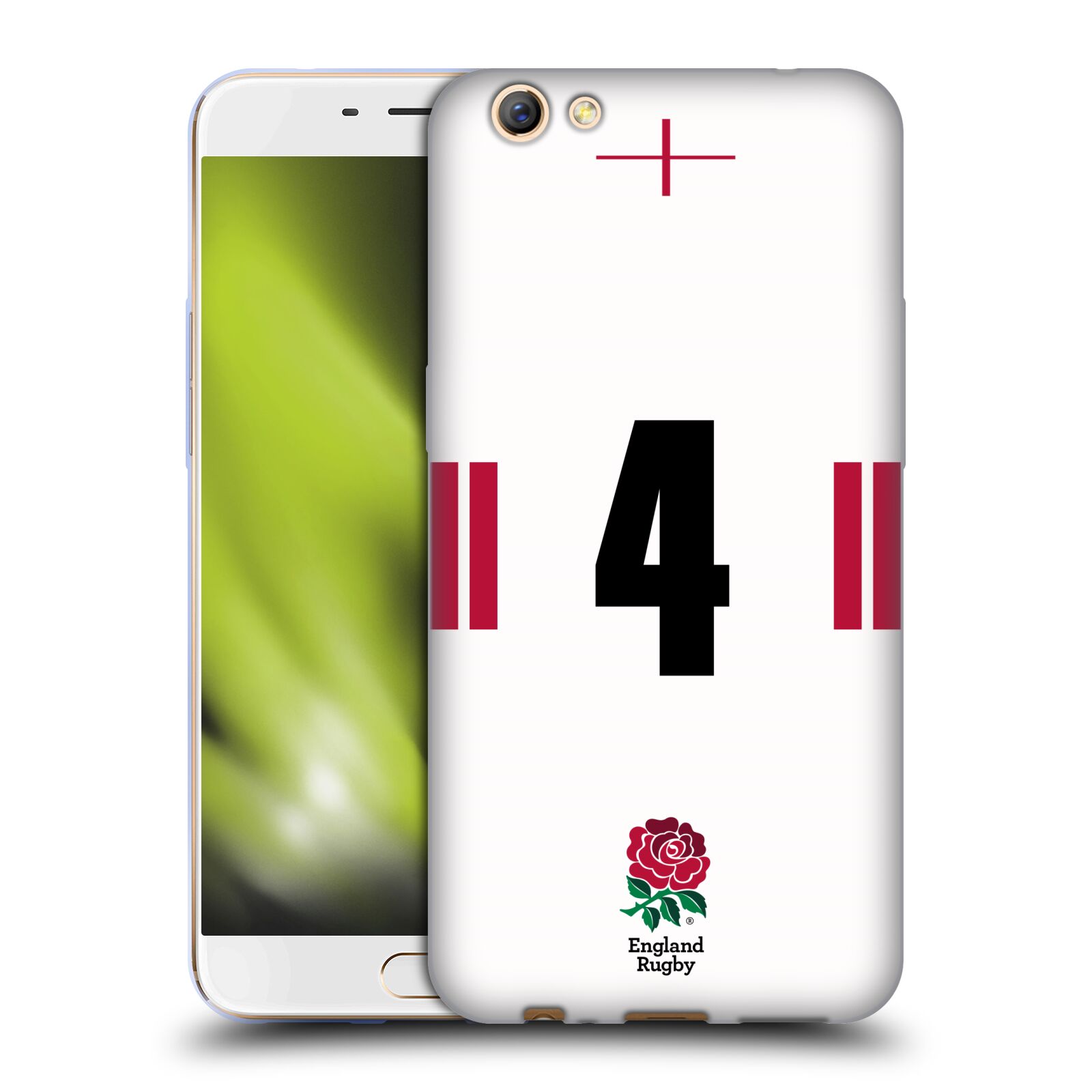 OFFICIAL ENGLAND RUGBY UNION 2022/23 PLAYERS HOME KIT GEL CASE FOR OPPO PHONES - 第 11/18 張圖片