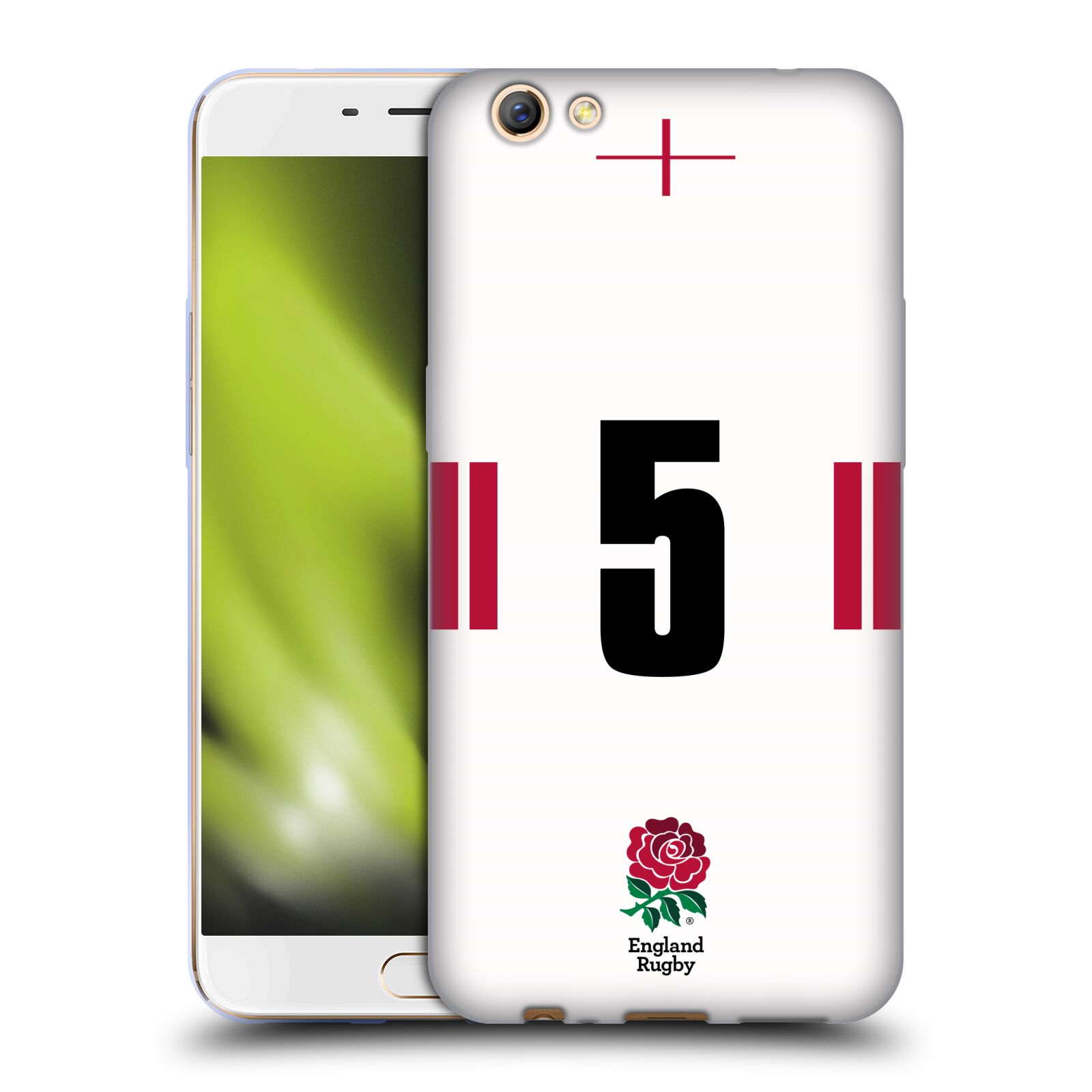 OFFICIAL ENGLAND RUGBY UNION 2022/23 PLAYERS HOME KIT GEL CASE FOR OPPO PHONES - 第 12/18 張圖片